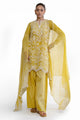 3 Piece Embroidered Lawn Suit with Lacquer Printed Chiffon Dupatta