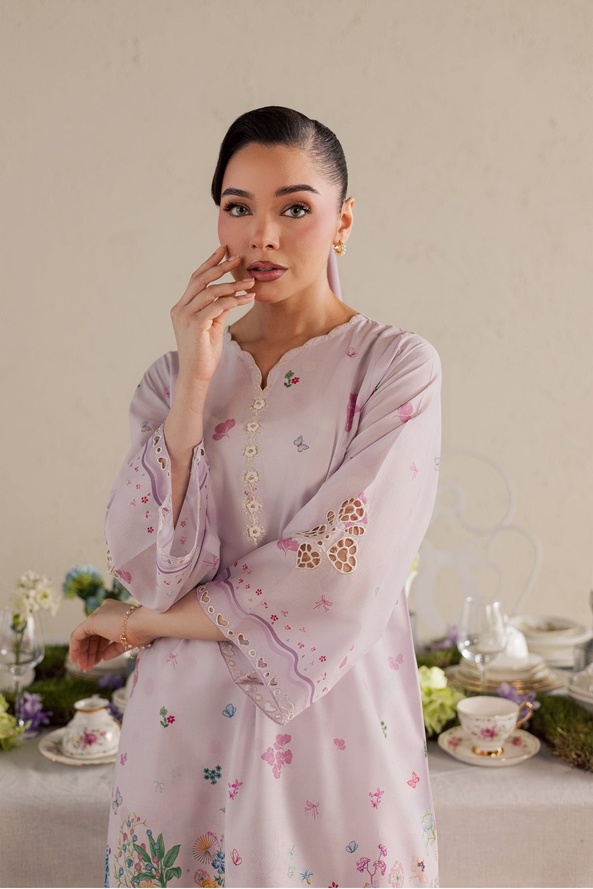 Lara 2Pc - Printed Lawn Dress