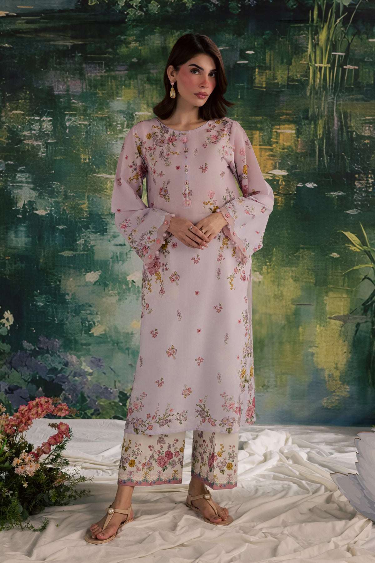 Laurel 2Pc - Printed Lawn Dress