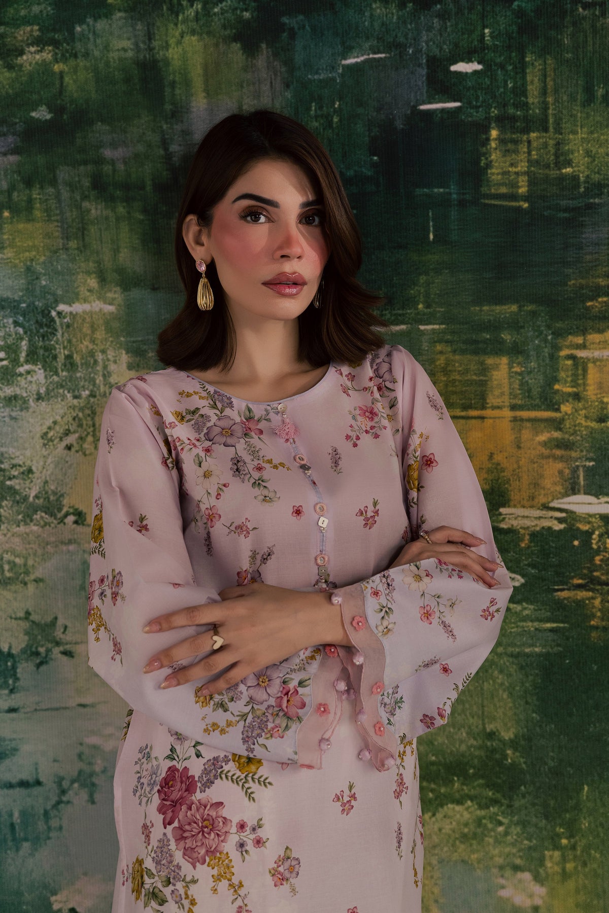 Laurel 2Pc - Printed Lawn Dress