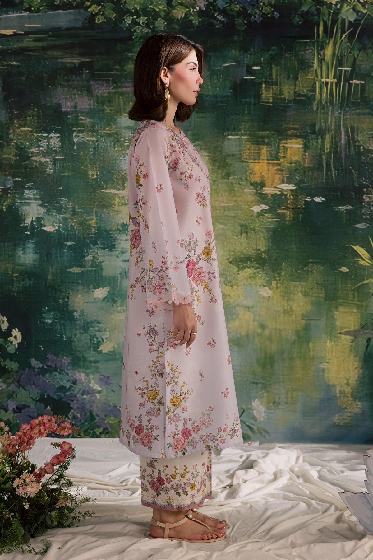 Laurel 2Pc - Printed Lawn Dress