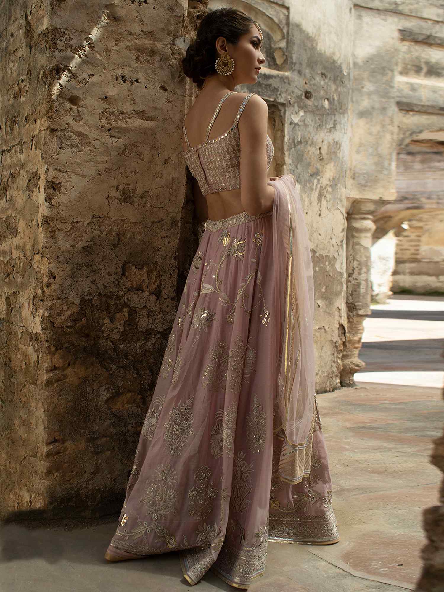 Blouse, Lehenga & Dupatta