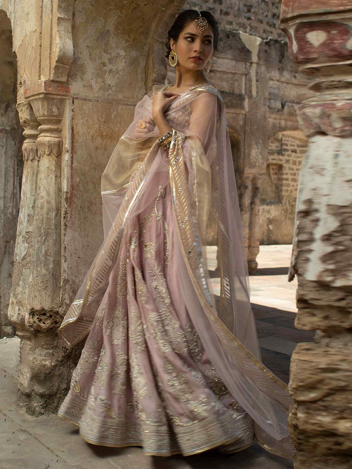Blouse, Lehenga & Dupatta