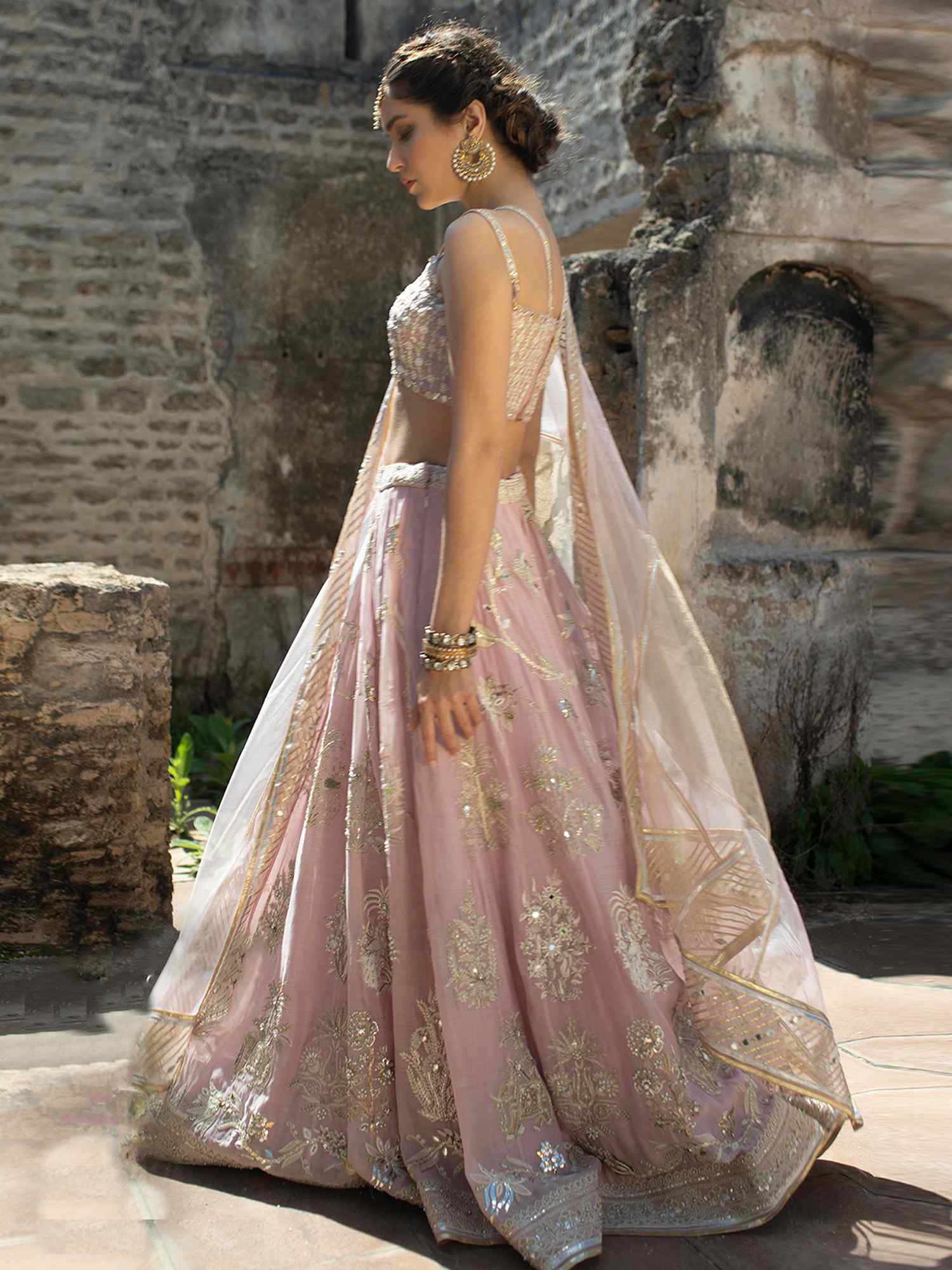 Blouse, Lehenga & Dupatta