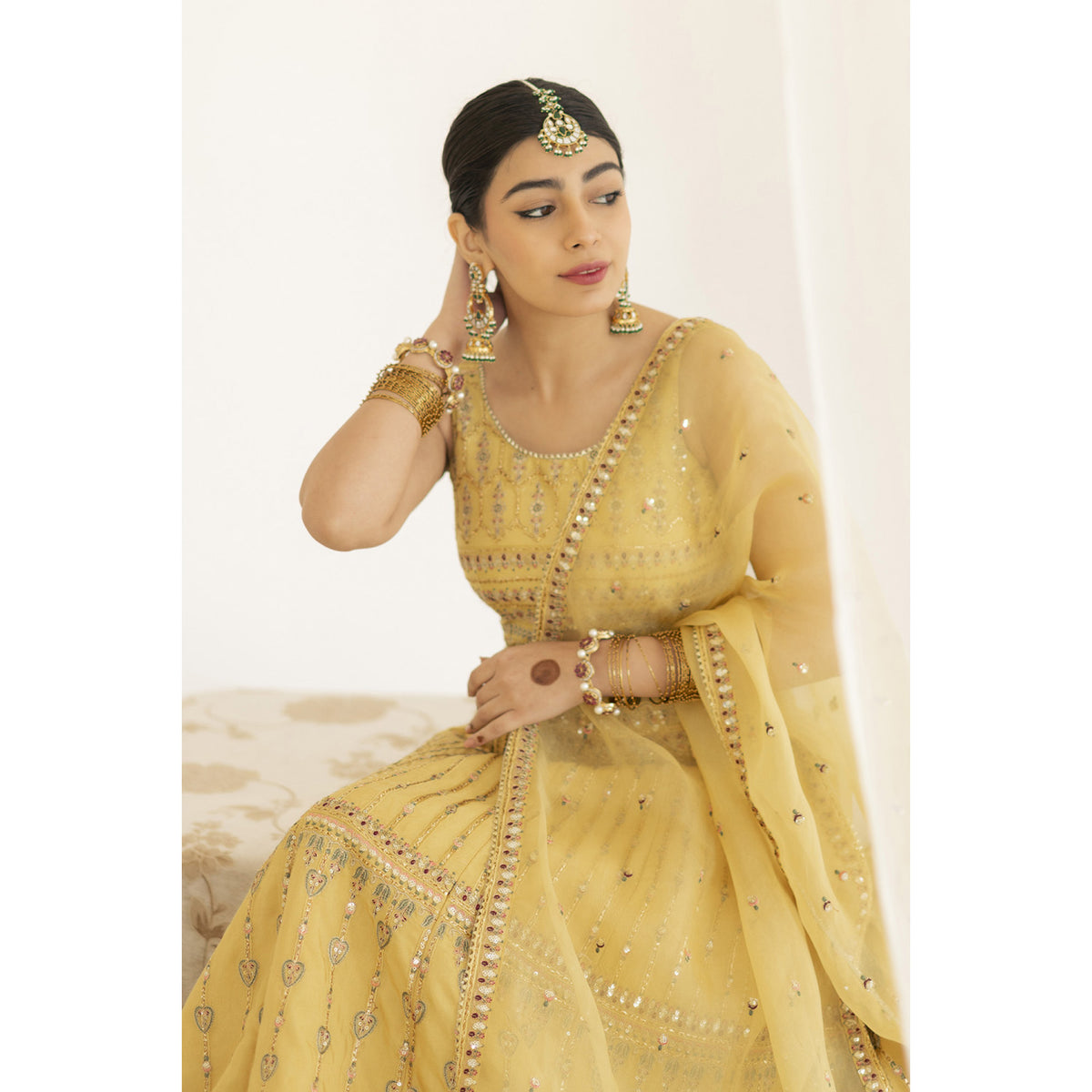 Yellow Lehenga Choli