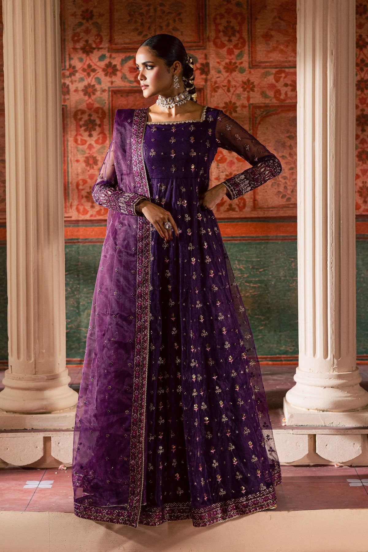 Leya 3Pc - Luxury Wedding Frock