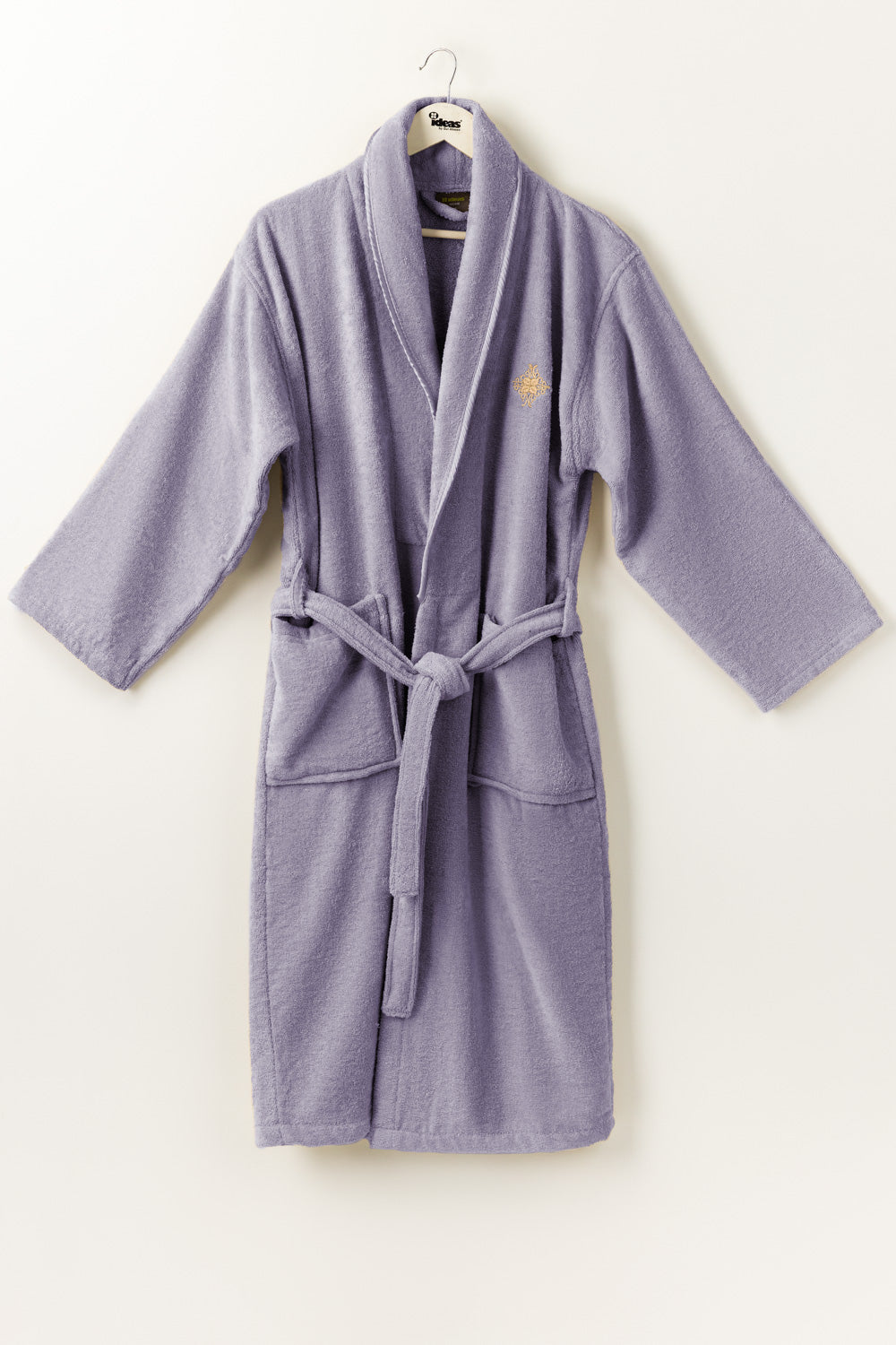 Lilac Ice Velour Bathrobe