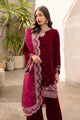 FW24DD-2610 MAROON DUPATTA