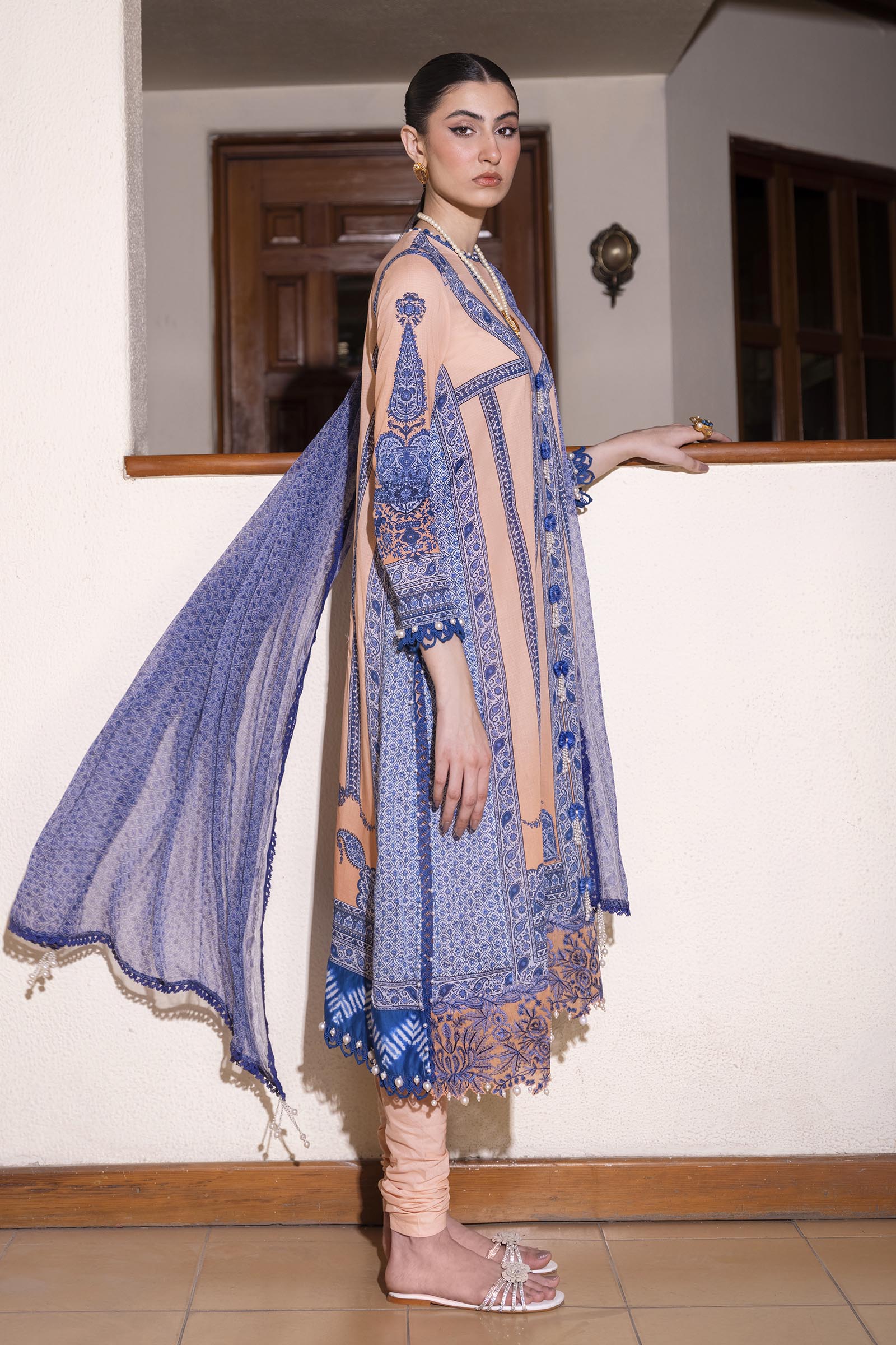 Unstitched 3 Piece Lawn Suit