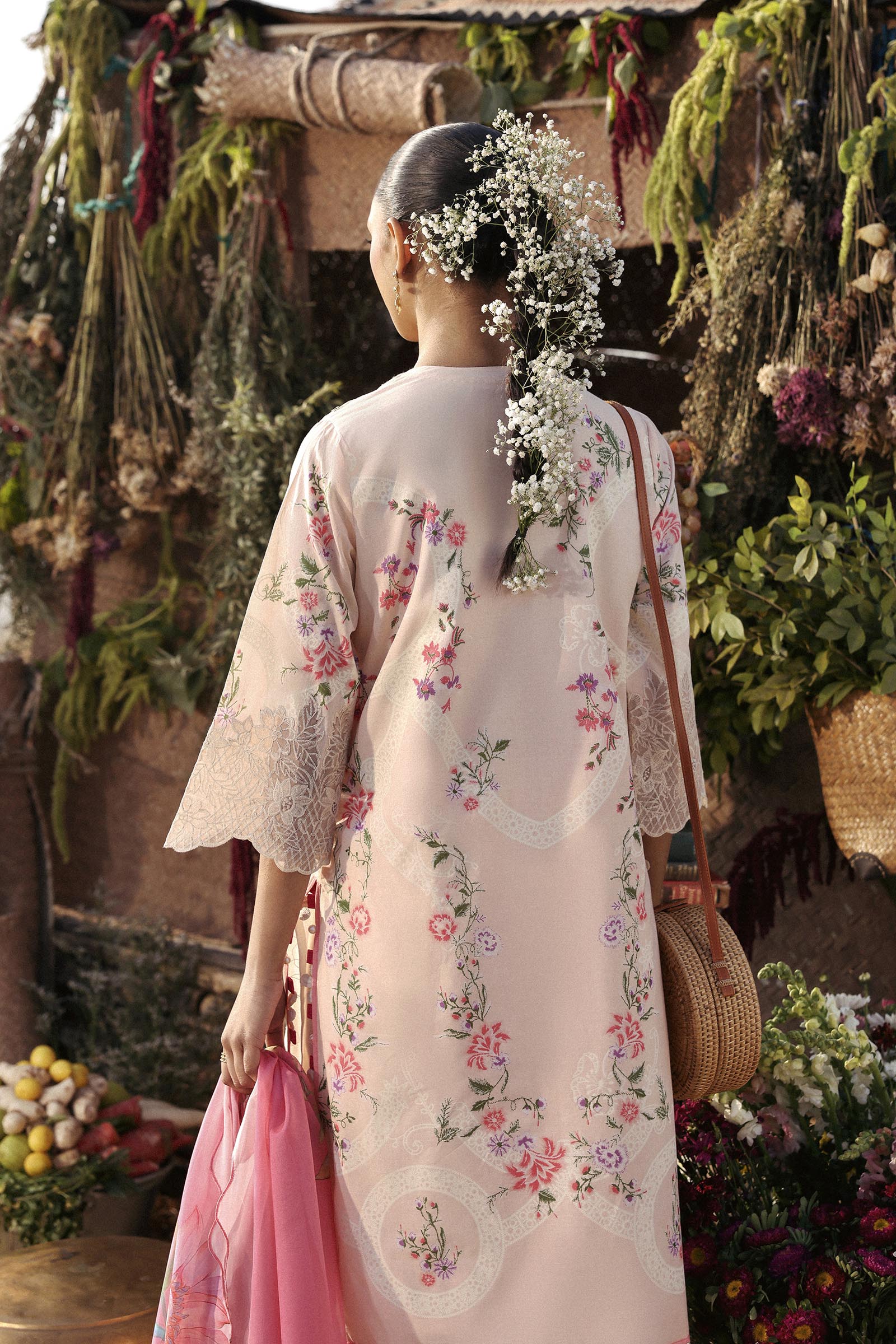 Unstitched Muzlin Lawn 3 Piece Suit