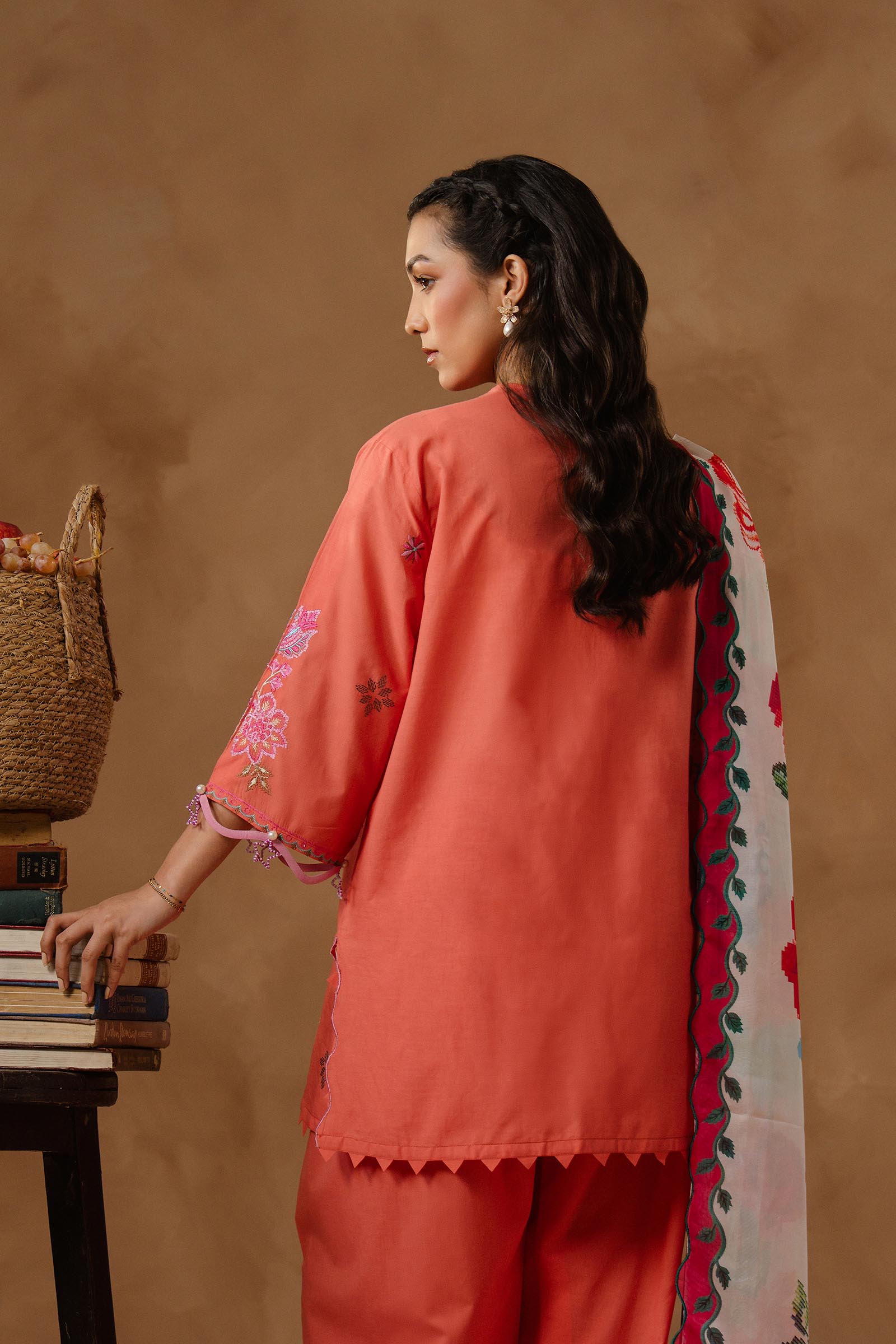 Unstitched Muzlin Lawn 3 Piece Suit