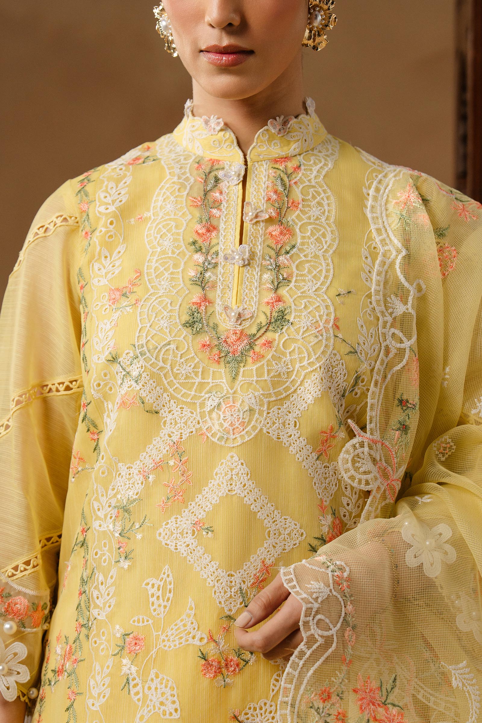 Unstitched Muzlin Woven 3 Piece Suit