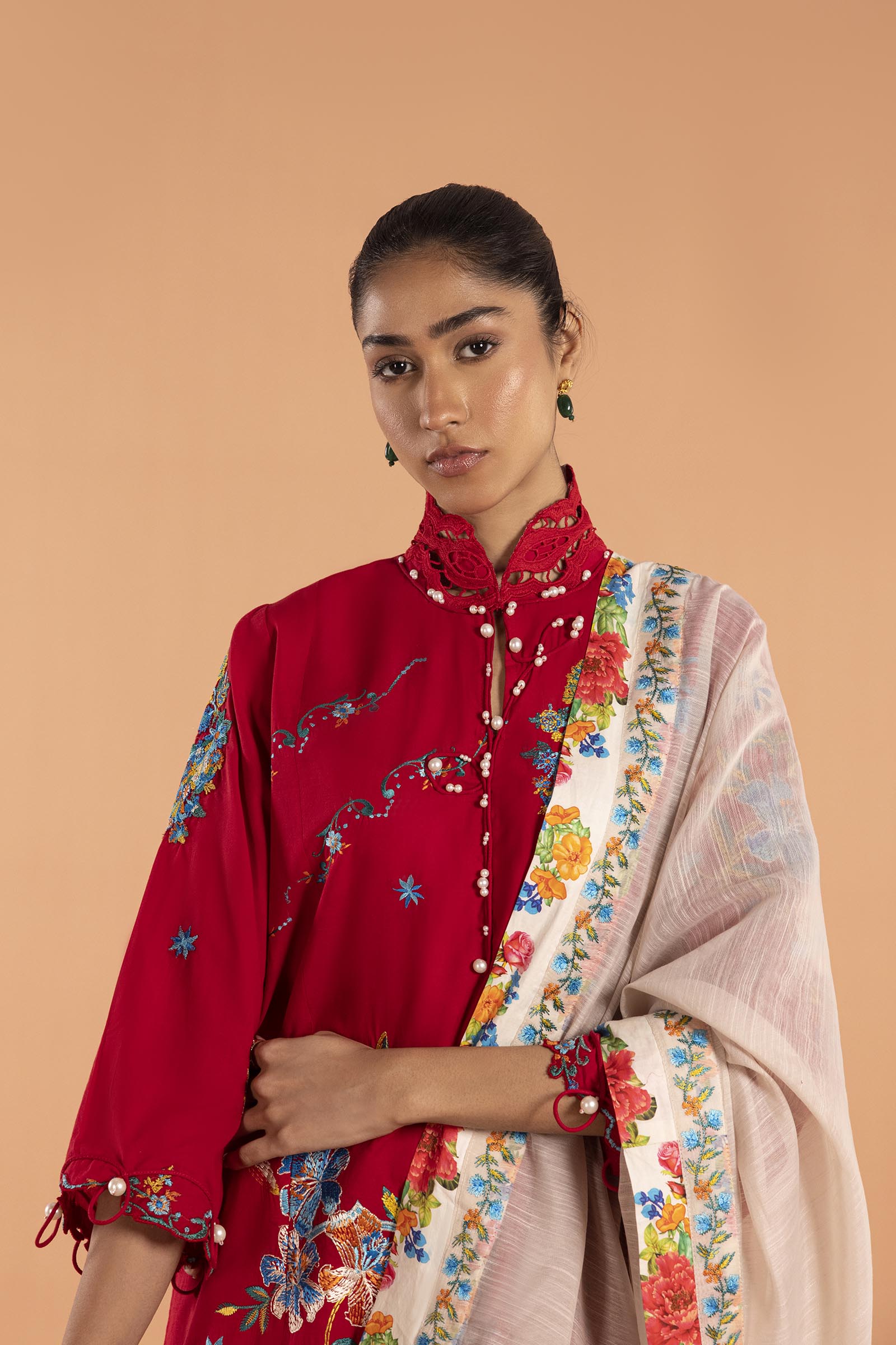 Unstitched Muzlin Lawn 3 Piece Suit
