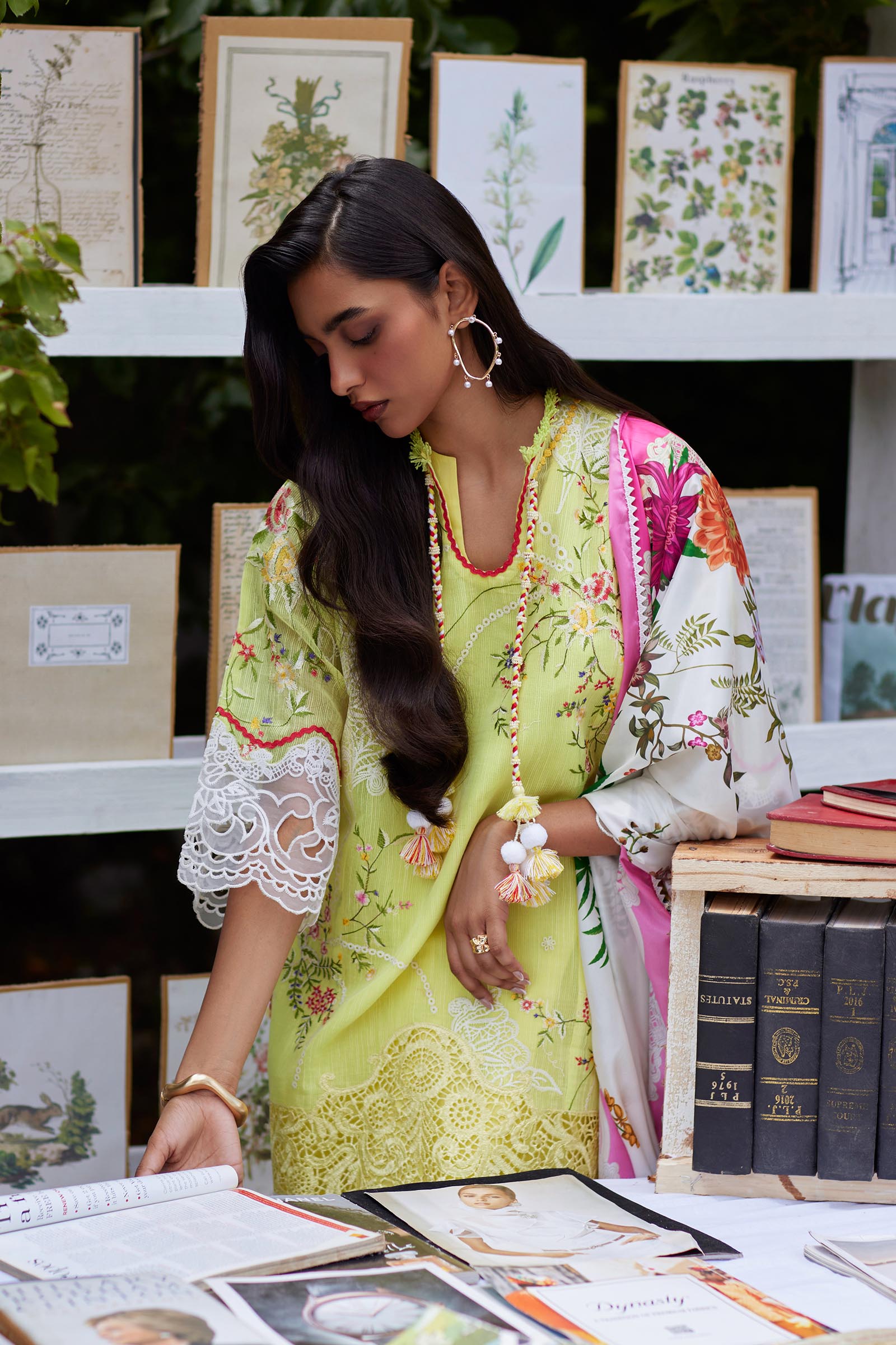 Unstitched Embroidered 3 Piece Muzlin Suit