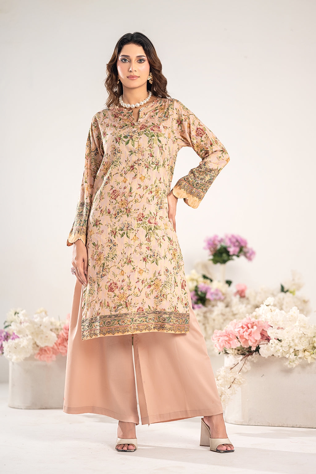 Desert Sand Jacquard Printed Set | 2PC