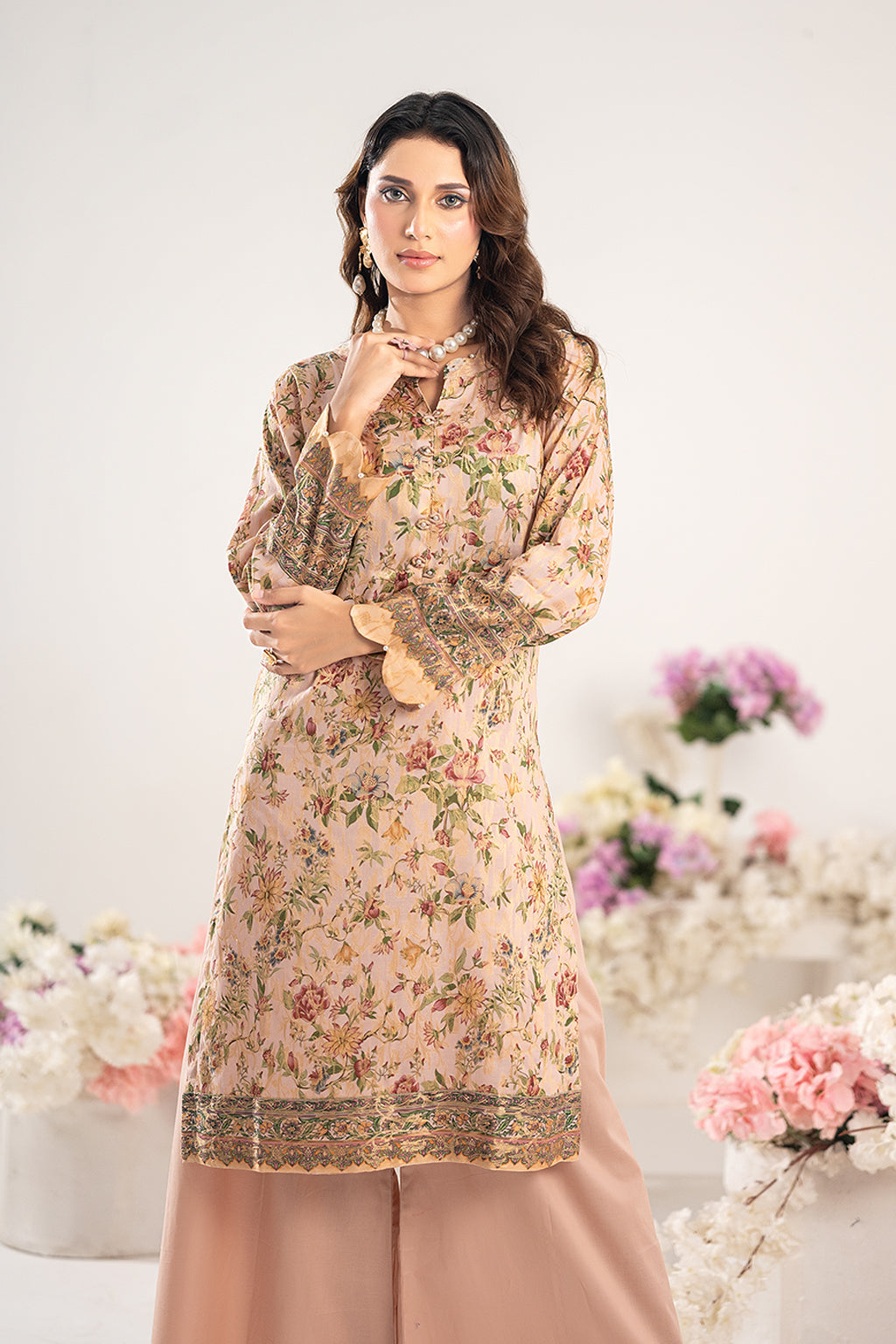 Desert Sand Jacquard Printed Set | 2PC