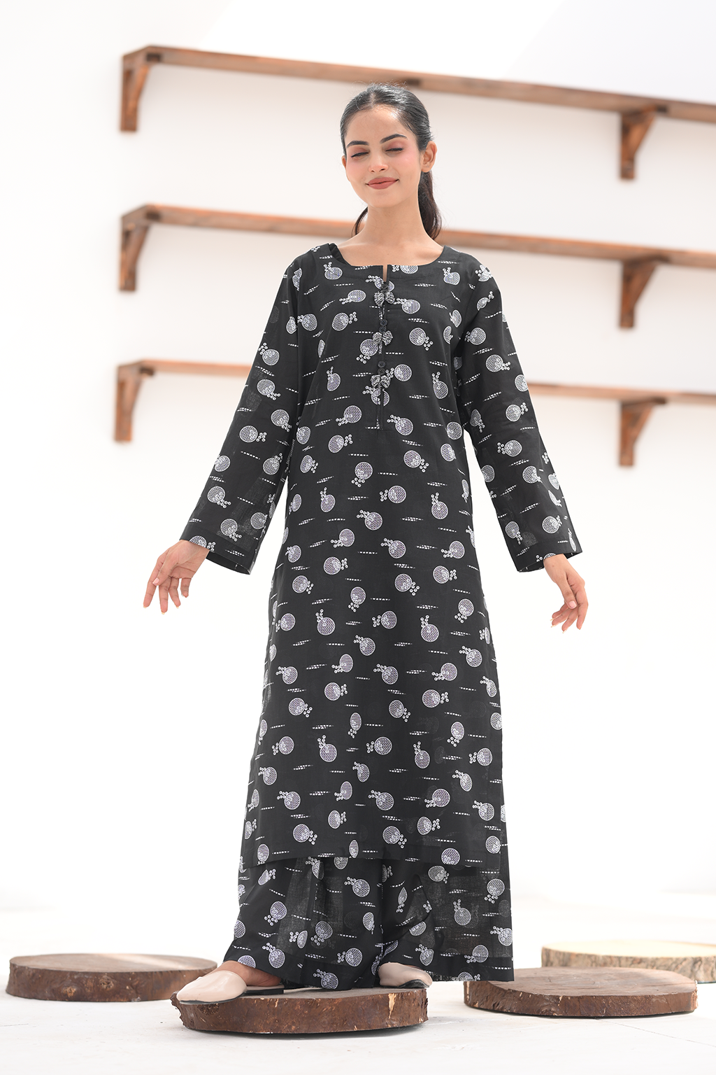Moonlit Dots Co-Ord Set | 2PC
