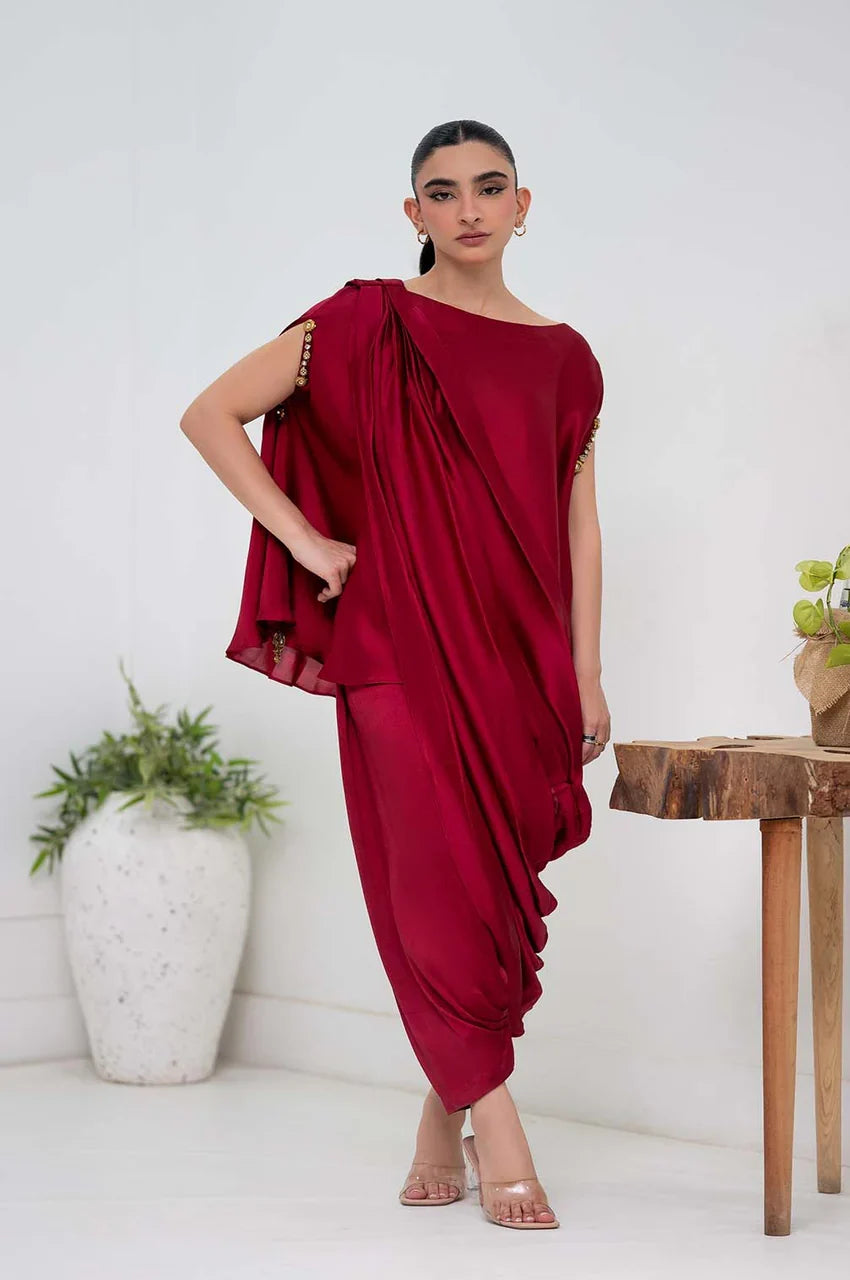Ruby Drape Set