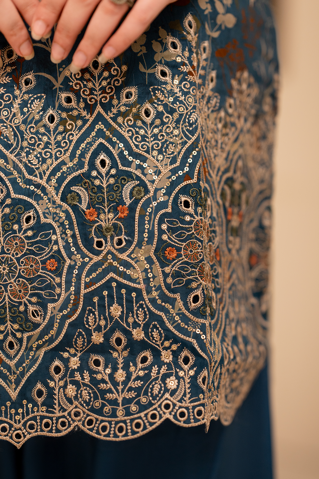 Cerulean Geometric (Unstitched)