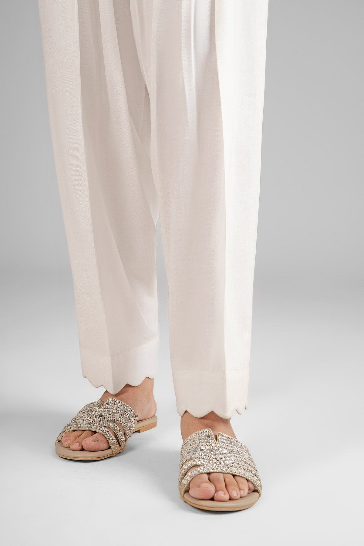 Dyed Viscose Shalwar