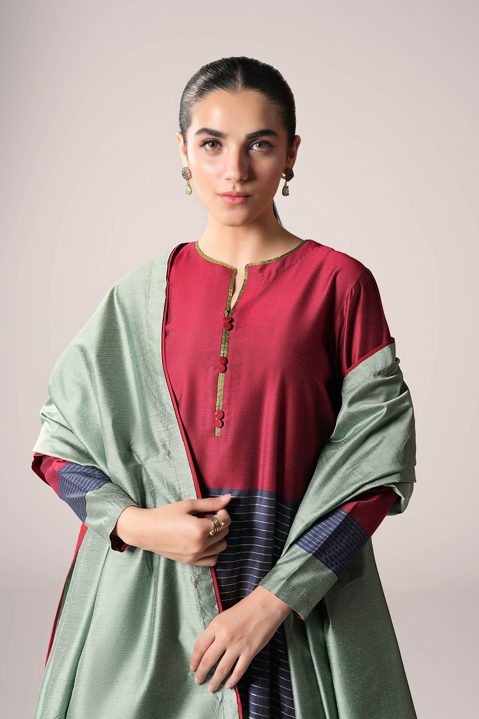 2 Pc Yarn Dyed Suit