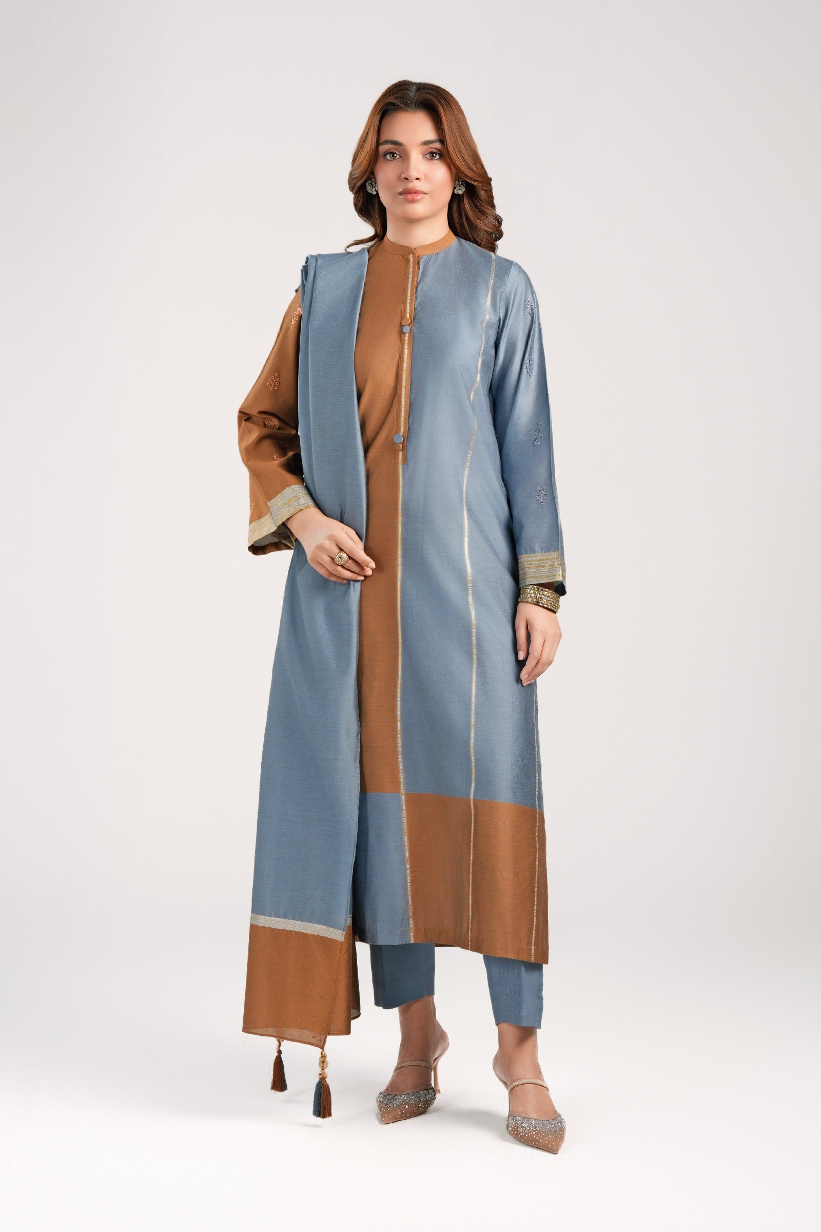 2 Pc Yarn Dyed Suit