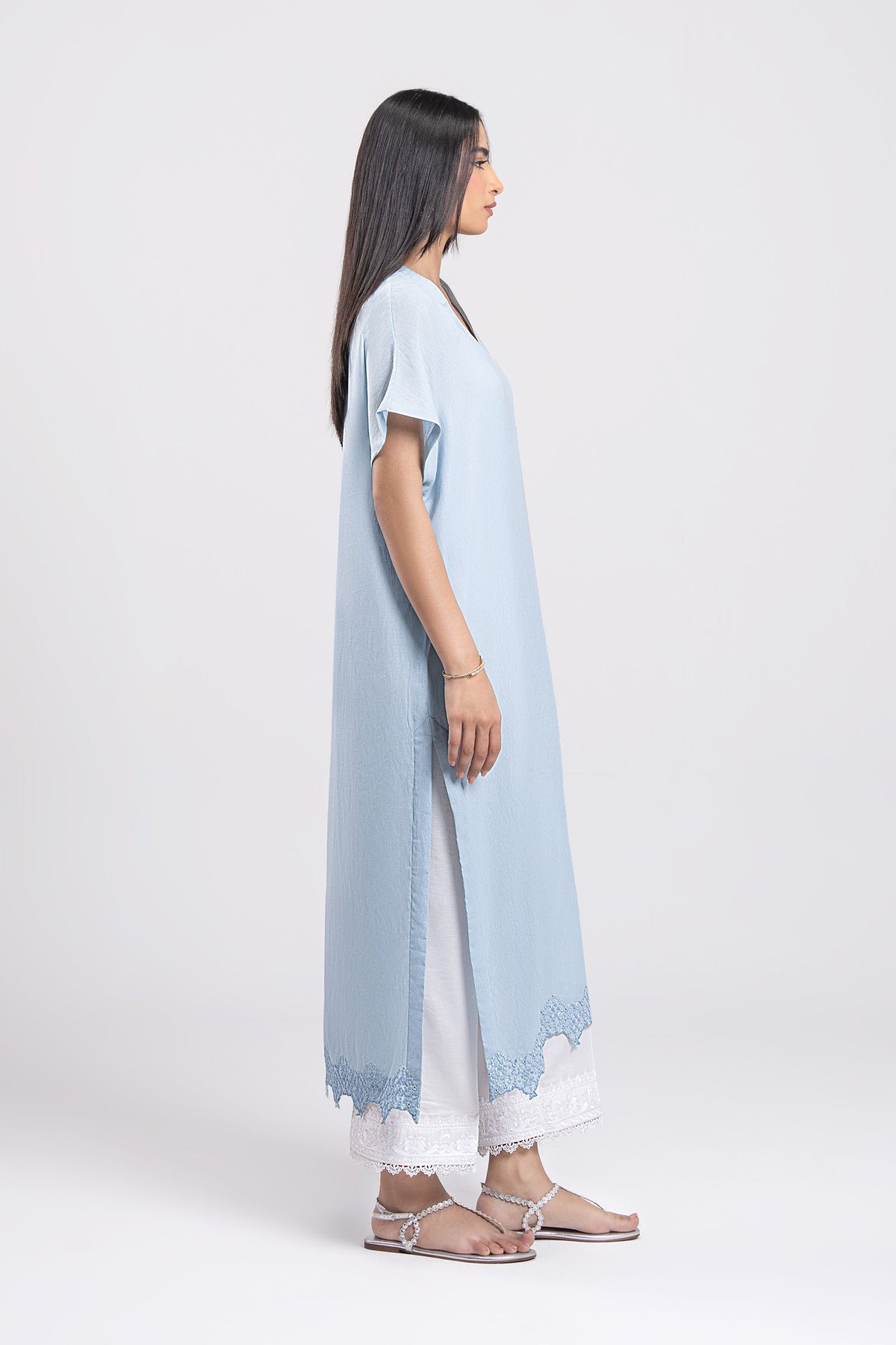 Embroidered Karandi Shirt