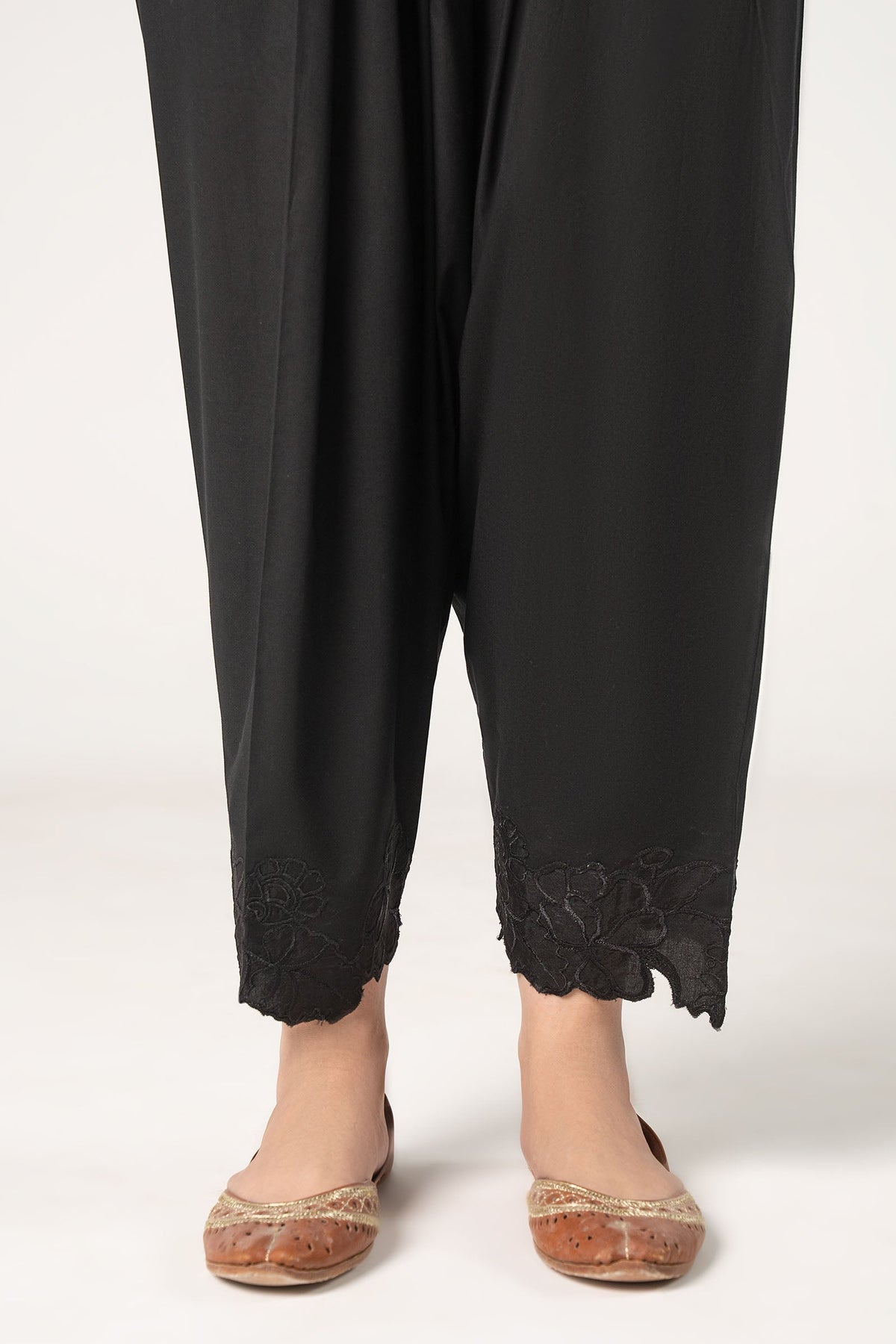 Embroidered Cambric Shalwar