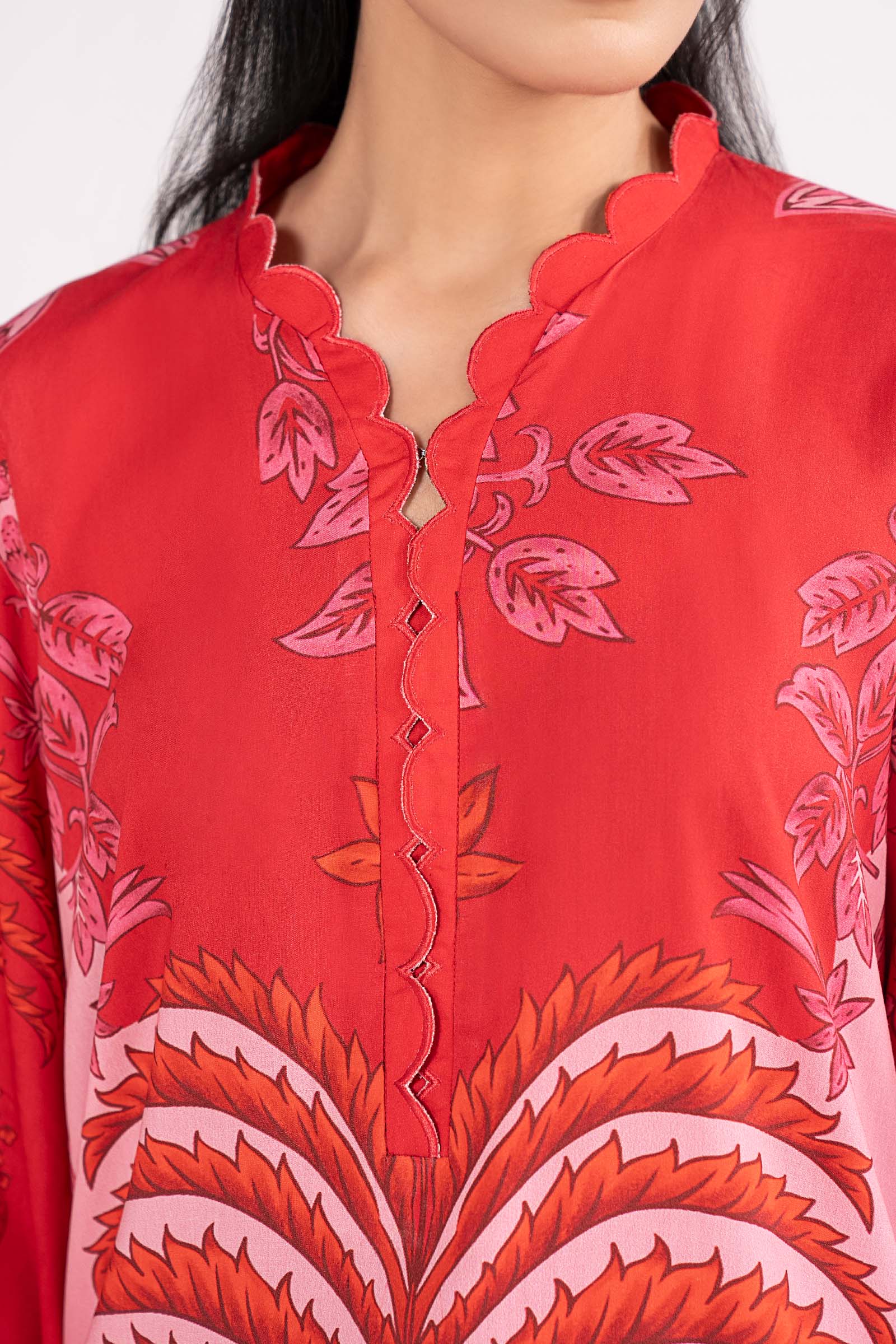 2 Pc Printed Arabic Lawn Suit