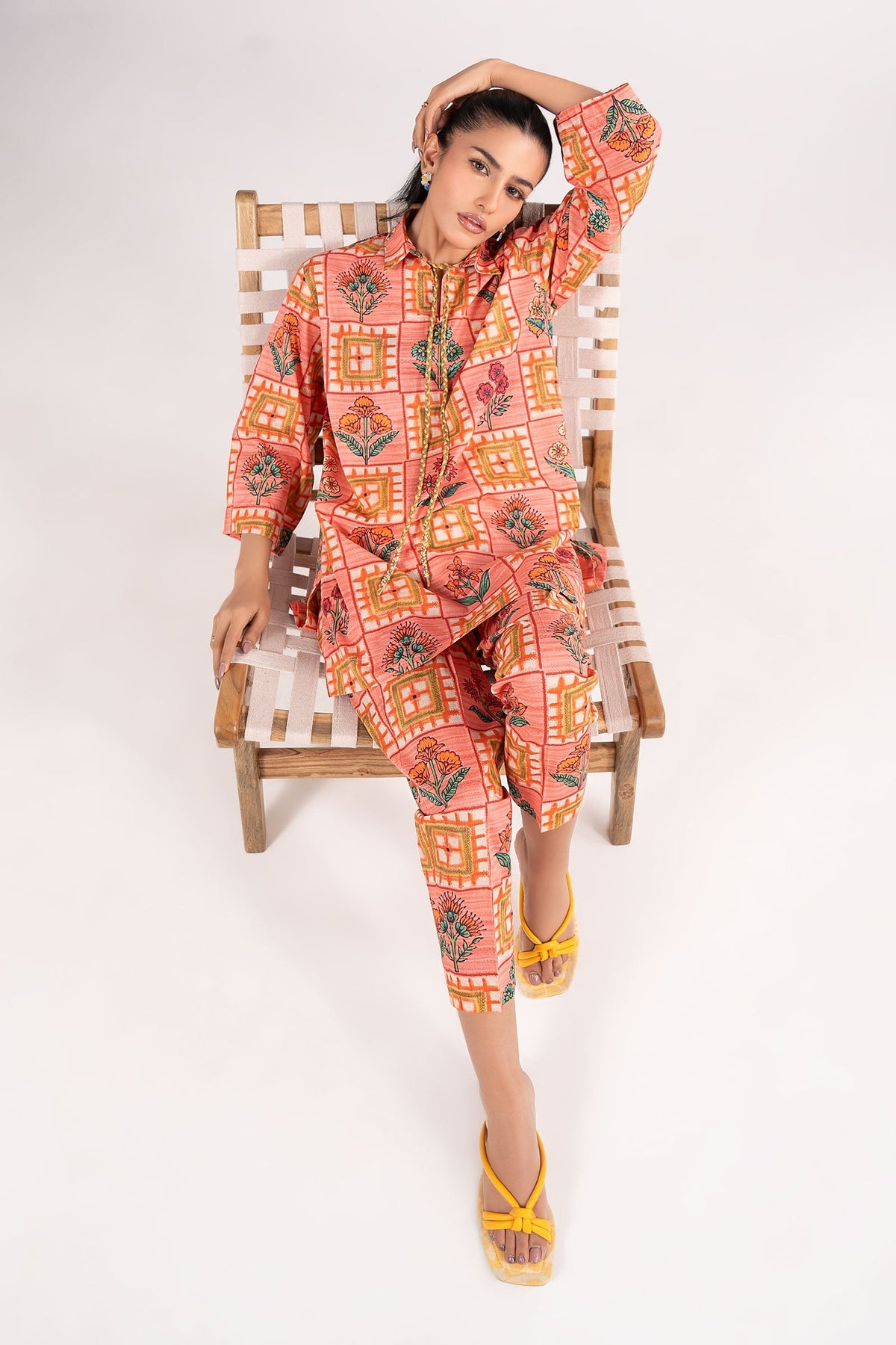 2 Pc Printed Lawn Suit