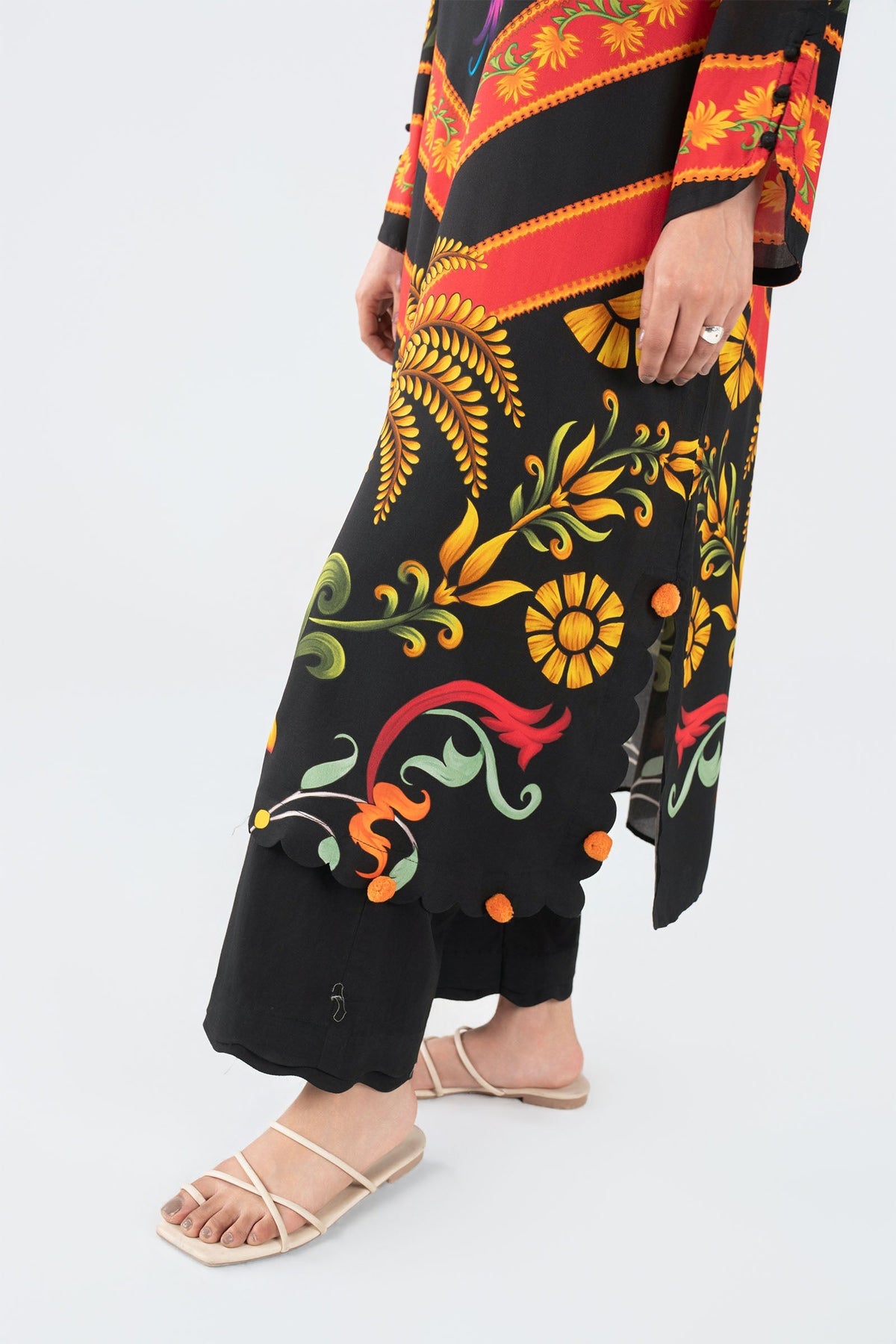 Printed Arabic Lawn Shirt