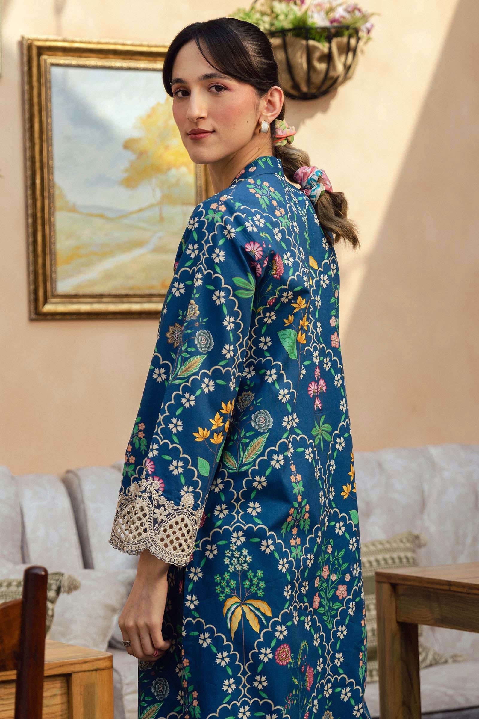 2 Pc Embroidered Lawn Suit