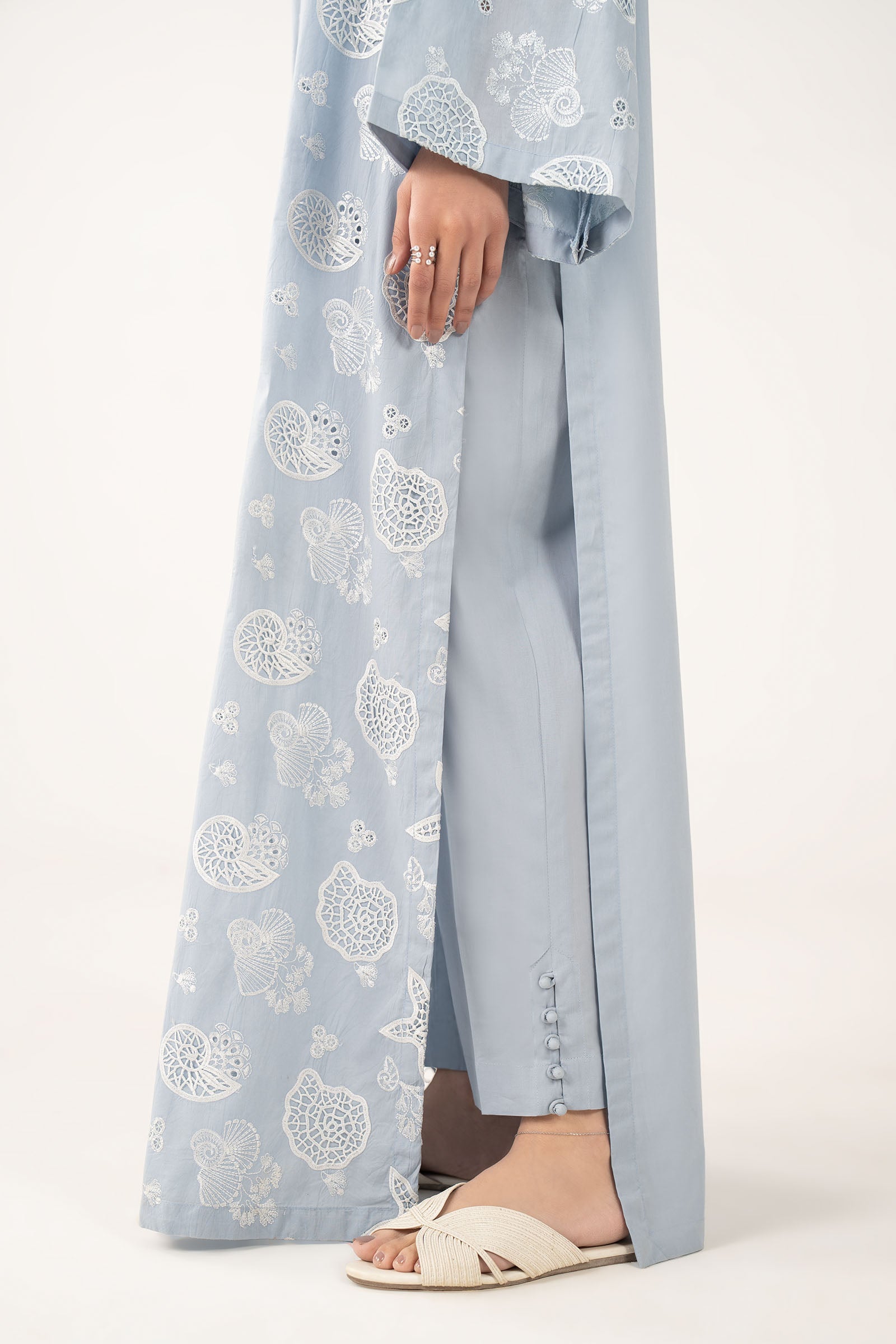 2 Pc Embroidered Lawn Suit