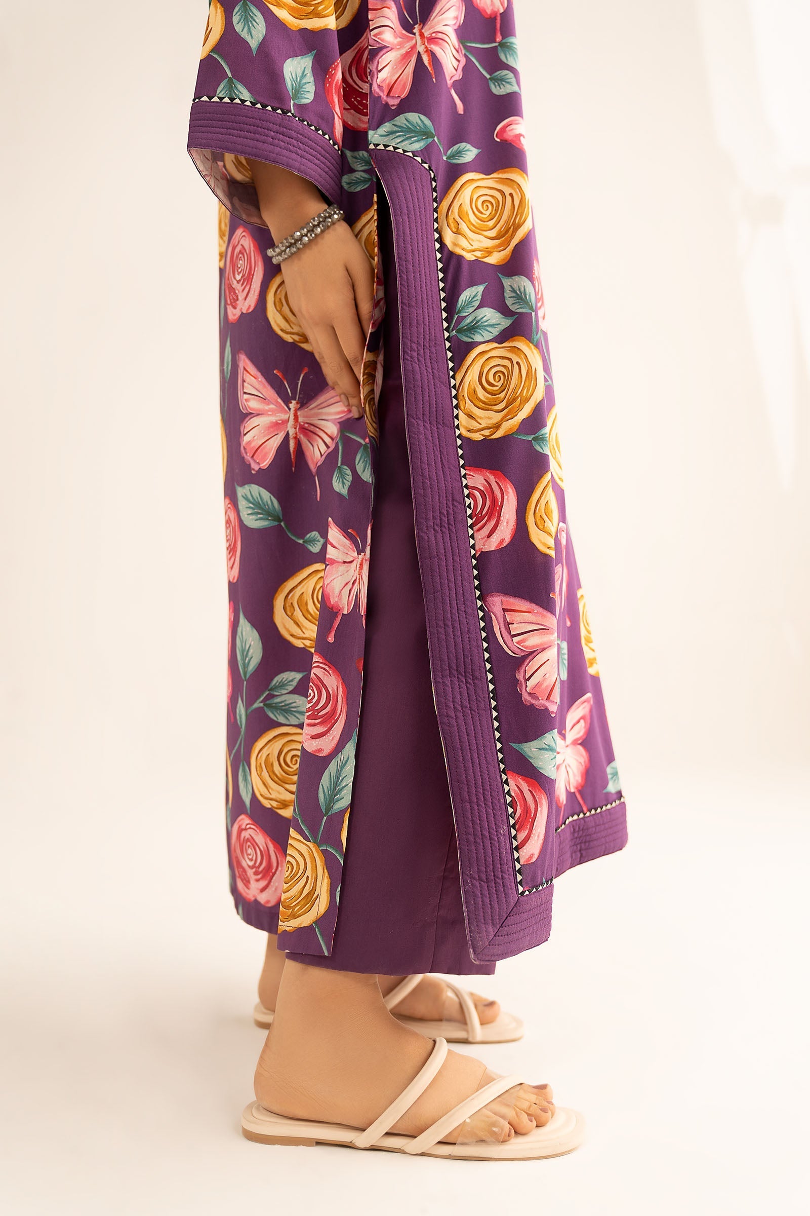 Printed Arabic Lawn Shirt