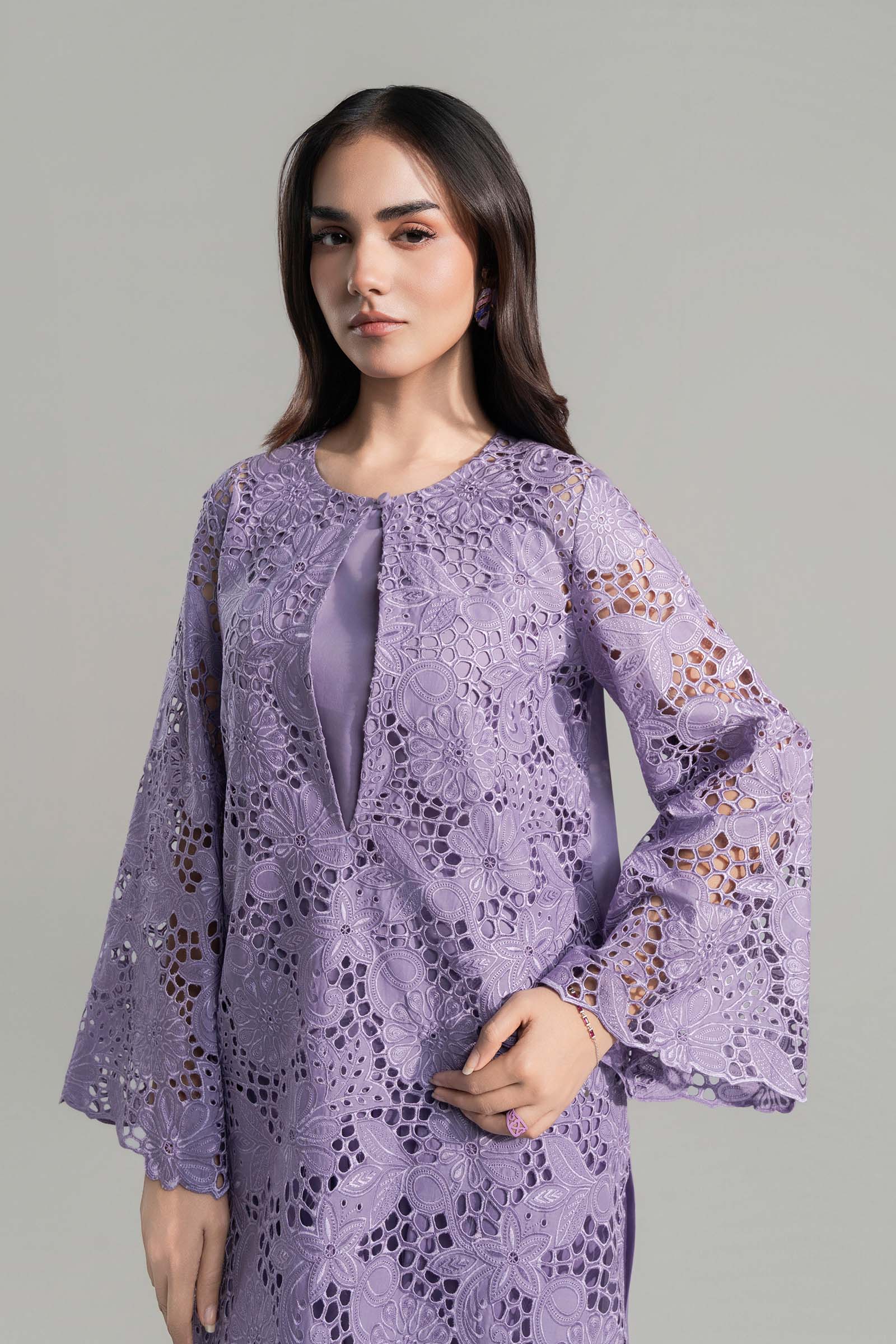 2 Pc Embroidered Lawn Suit