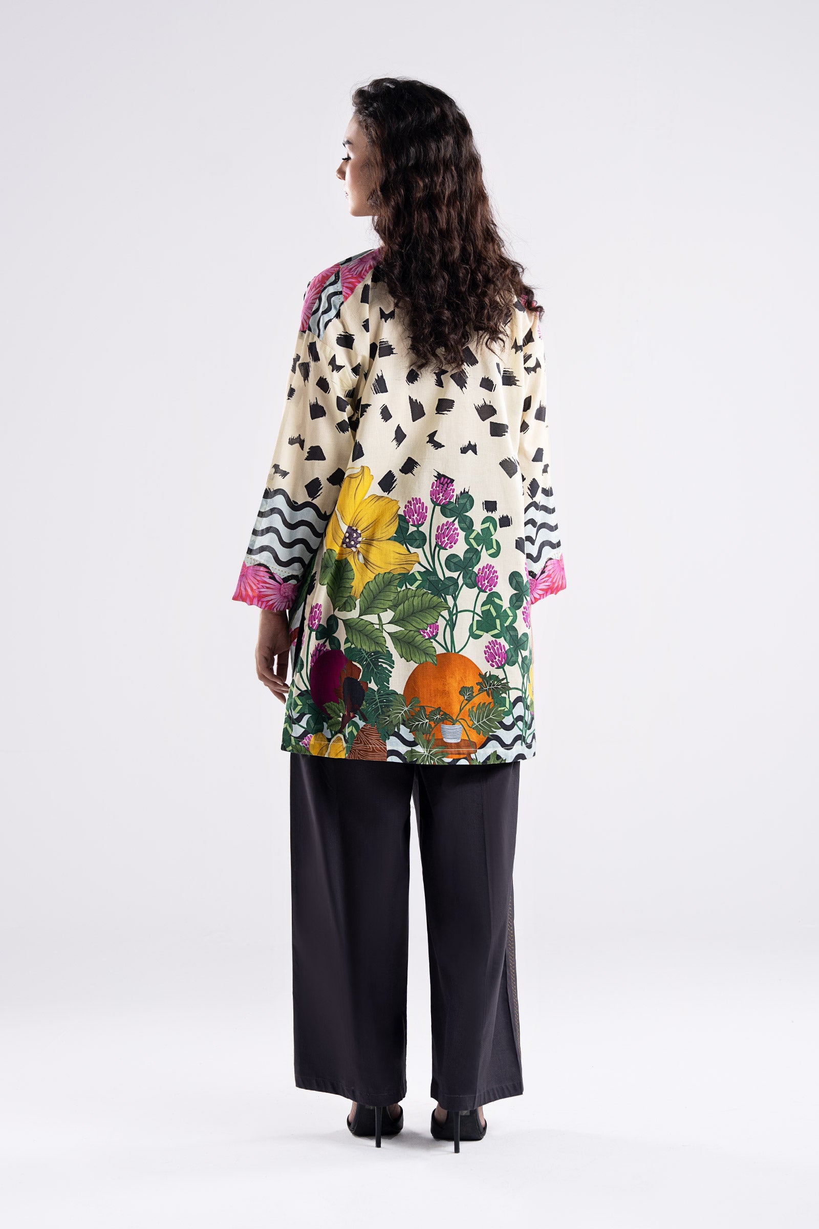 2 Pc Printed Lawn Suit