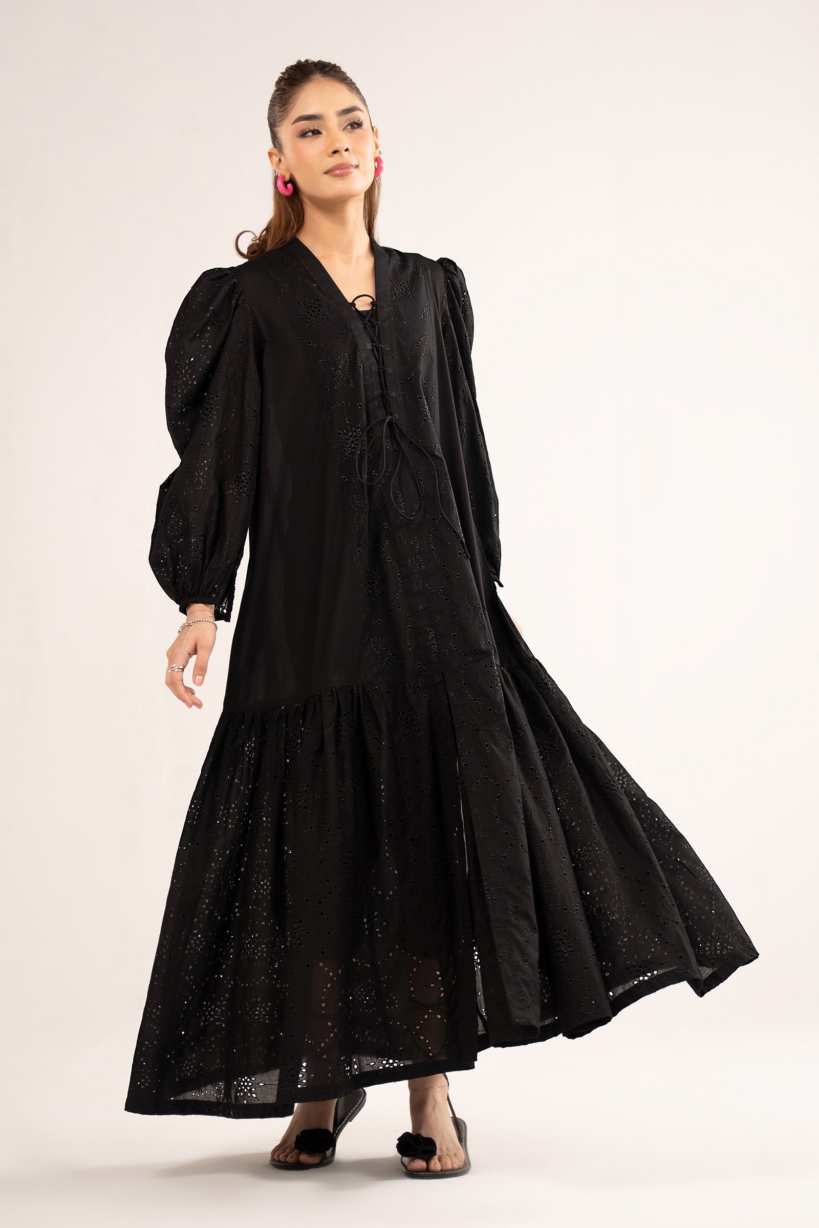 Embroidered Lawn Dress