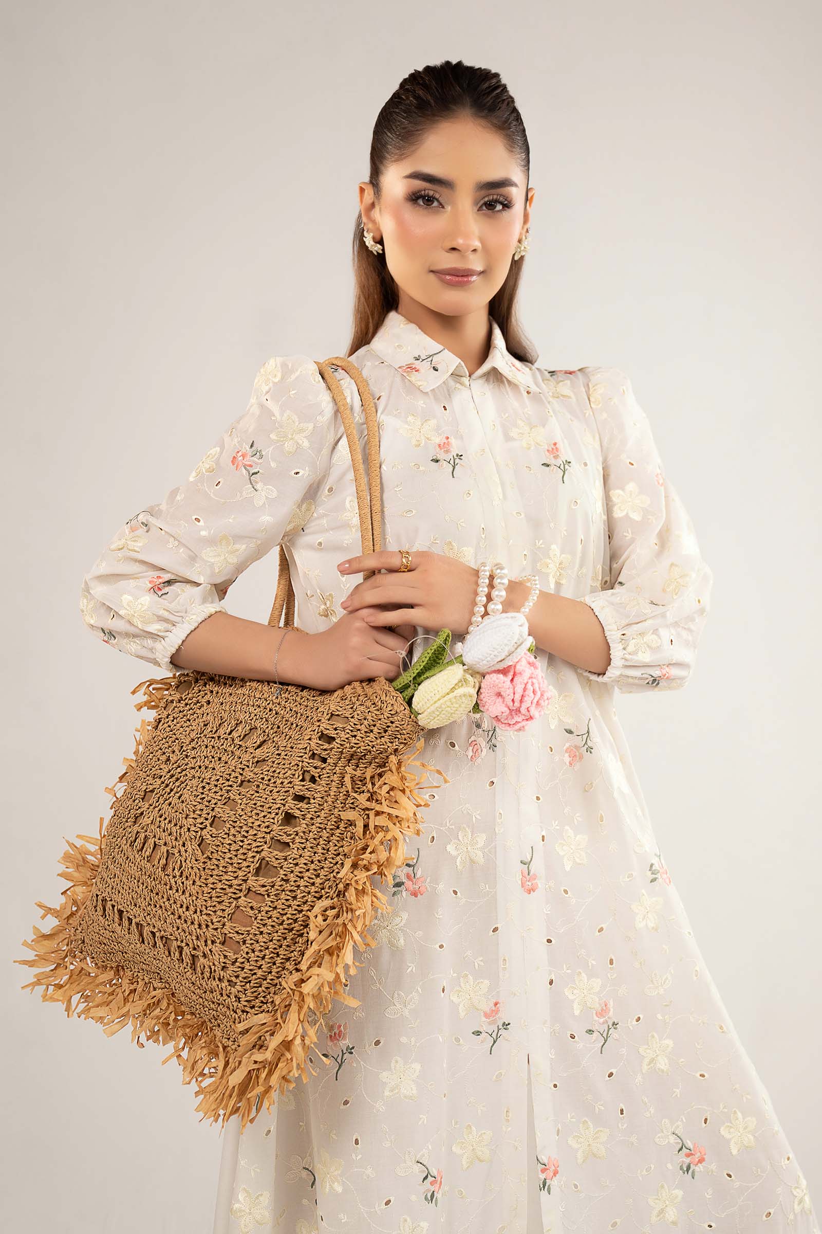 Embroidered Lawn Dress