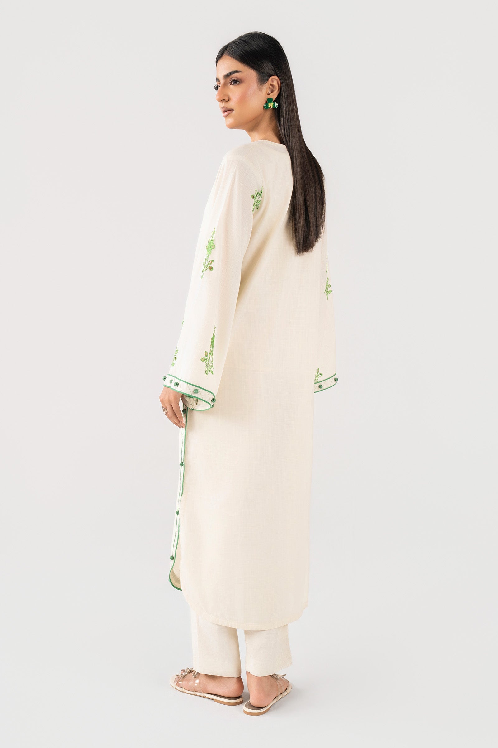 Embroidered Crosshatch Shirt