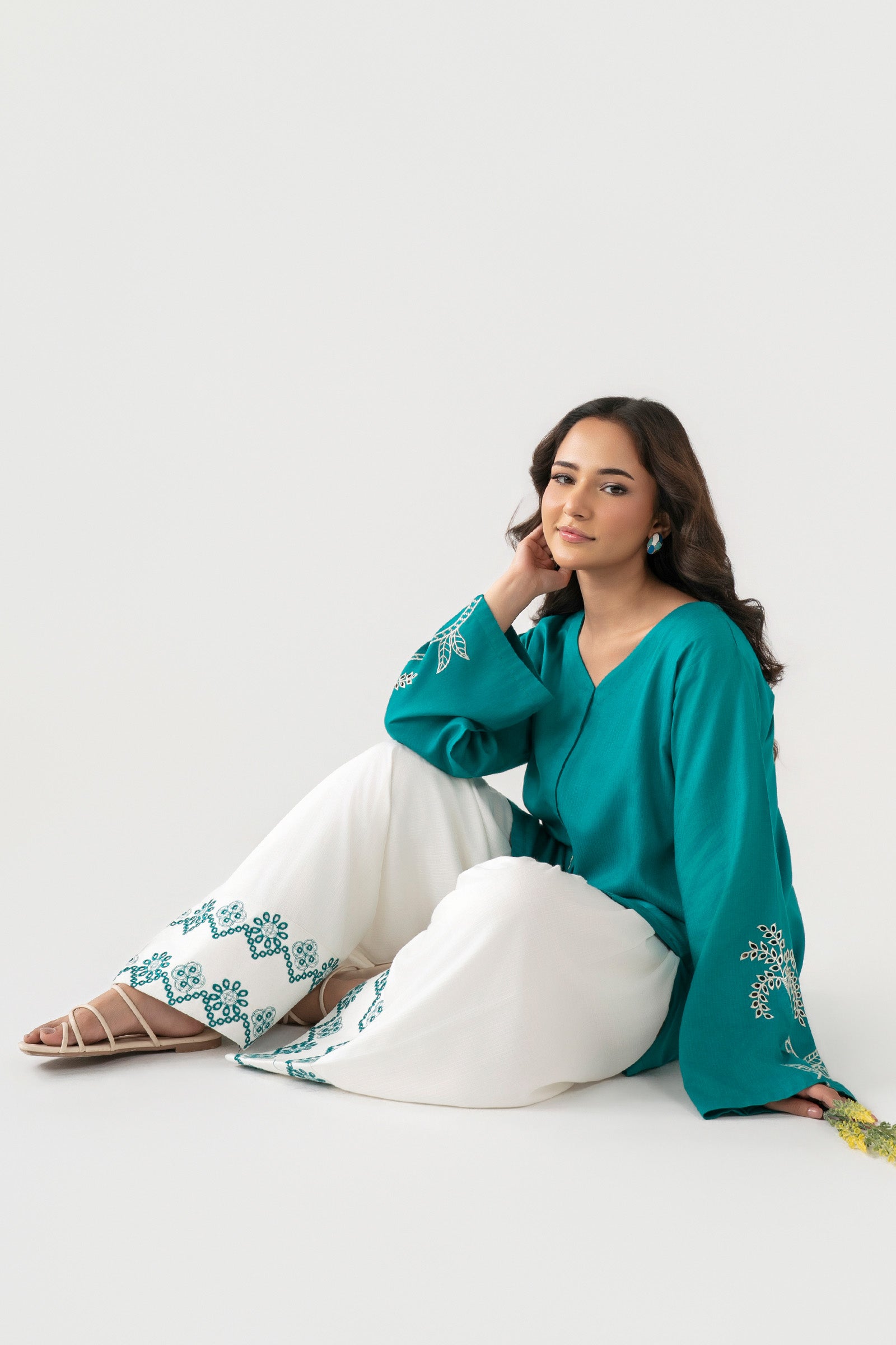 2 Pc Embroidered Ripstop Suit