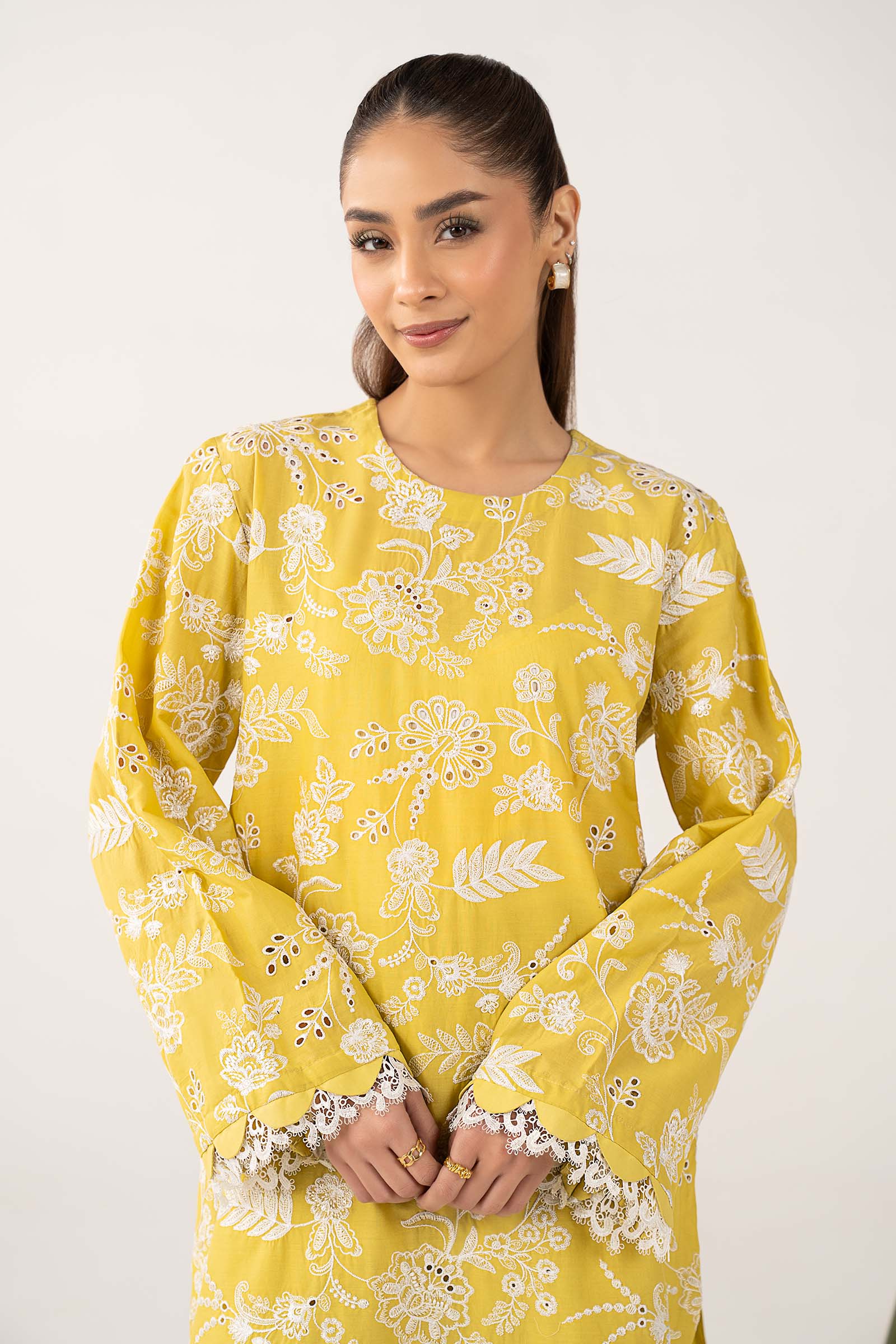 2 Pc Embroidered Lawn Suit