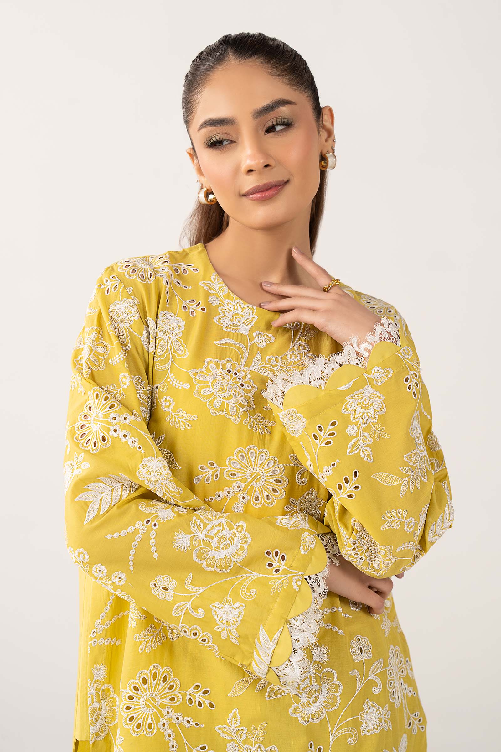 2 Pc Embroidered Lawn Suit