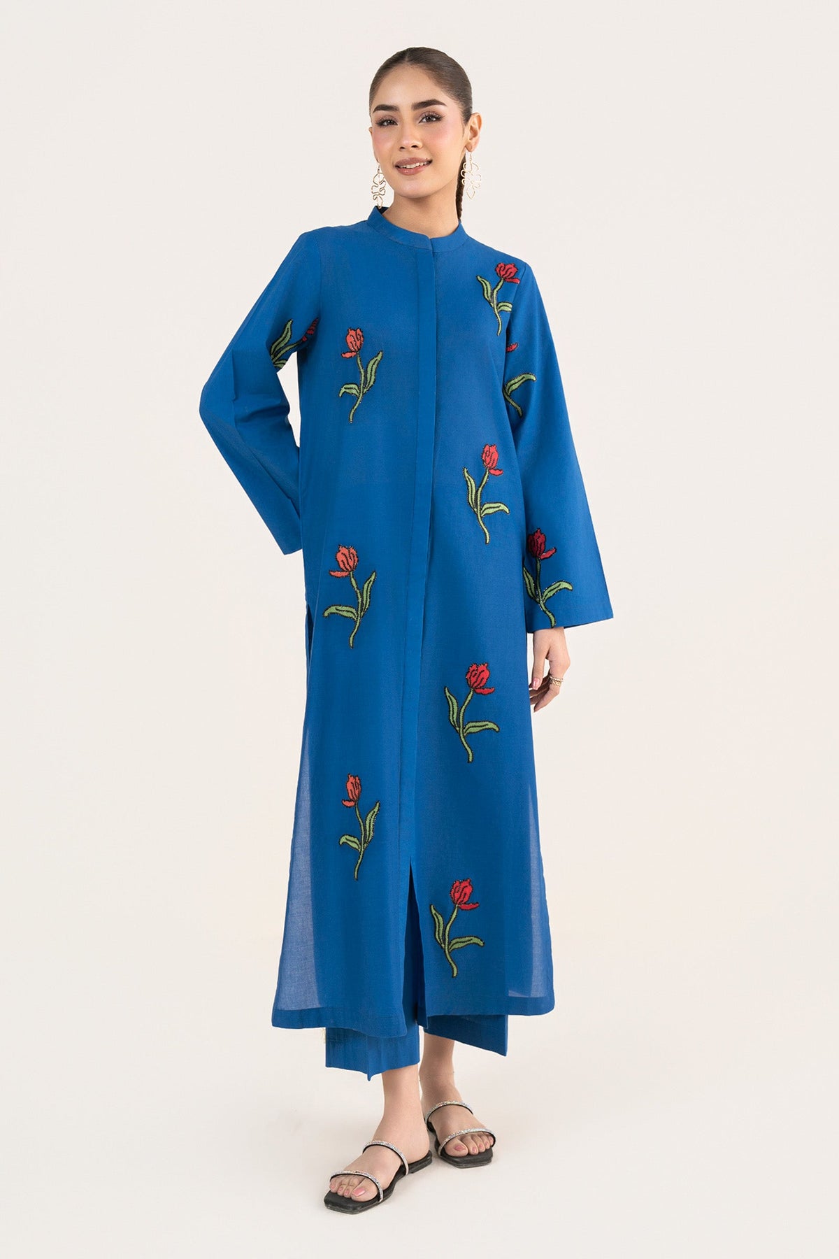 2 Pc Embroidered Lawn Suit