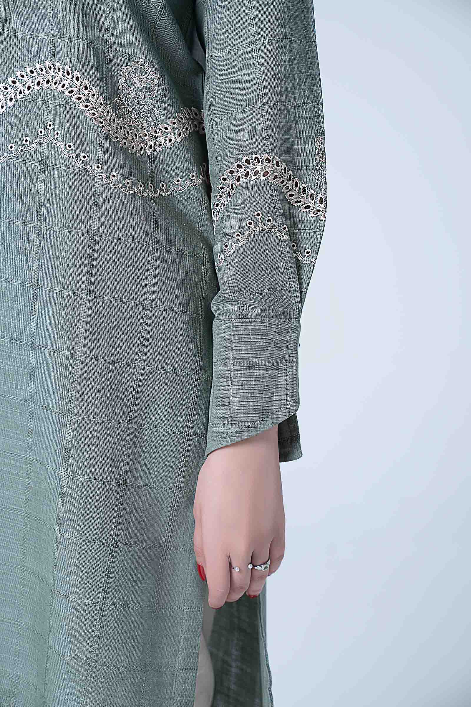 Embroidered Textured Shirt