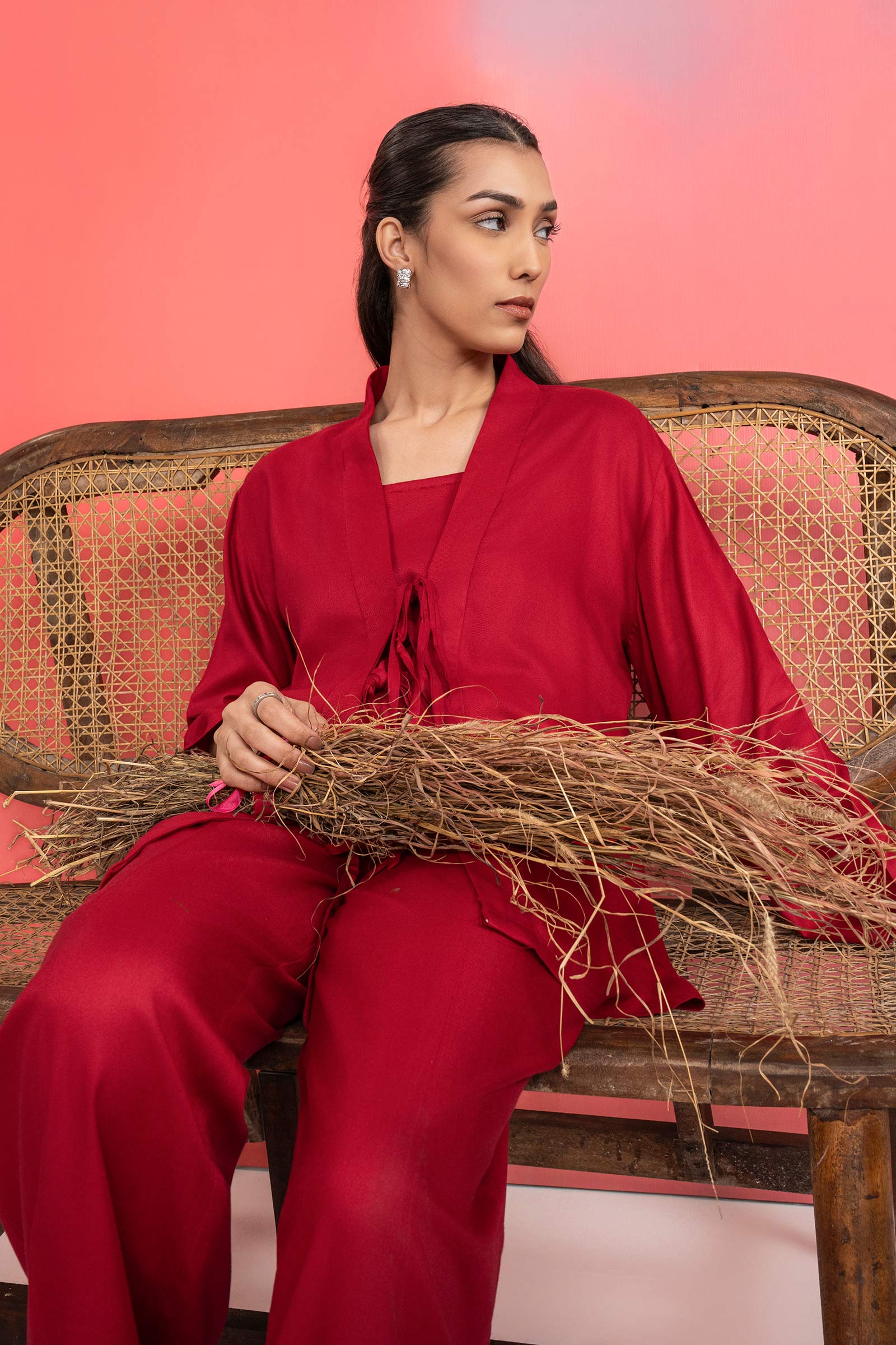 3 Pc Dyed Twill Suit