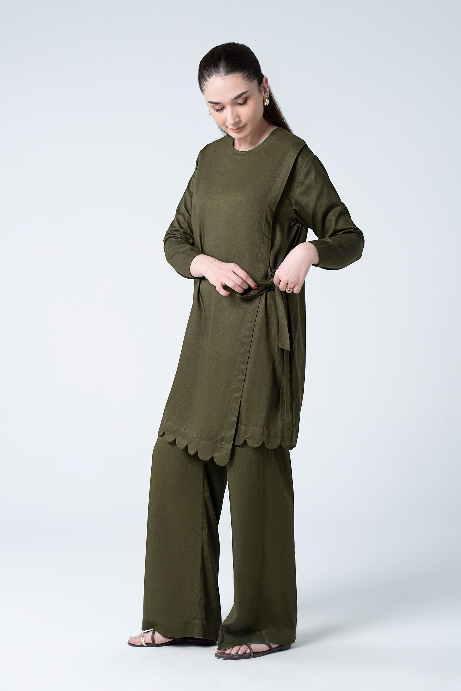 2 Pc Dyed Twill Suit