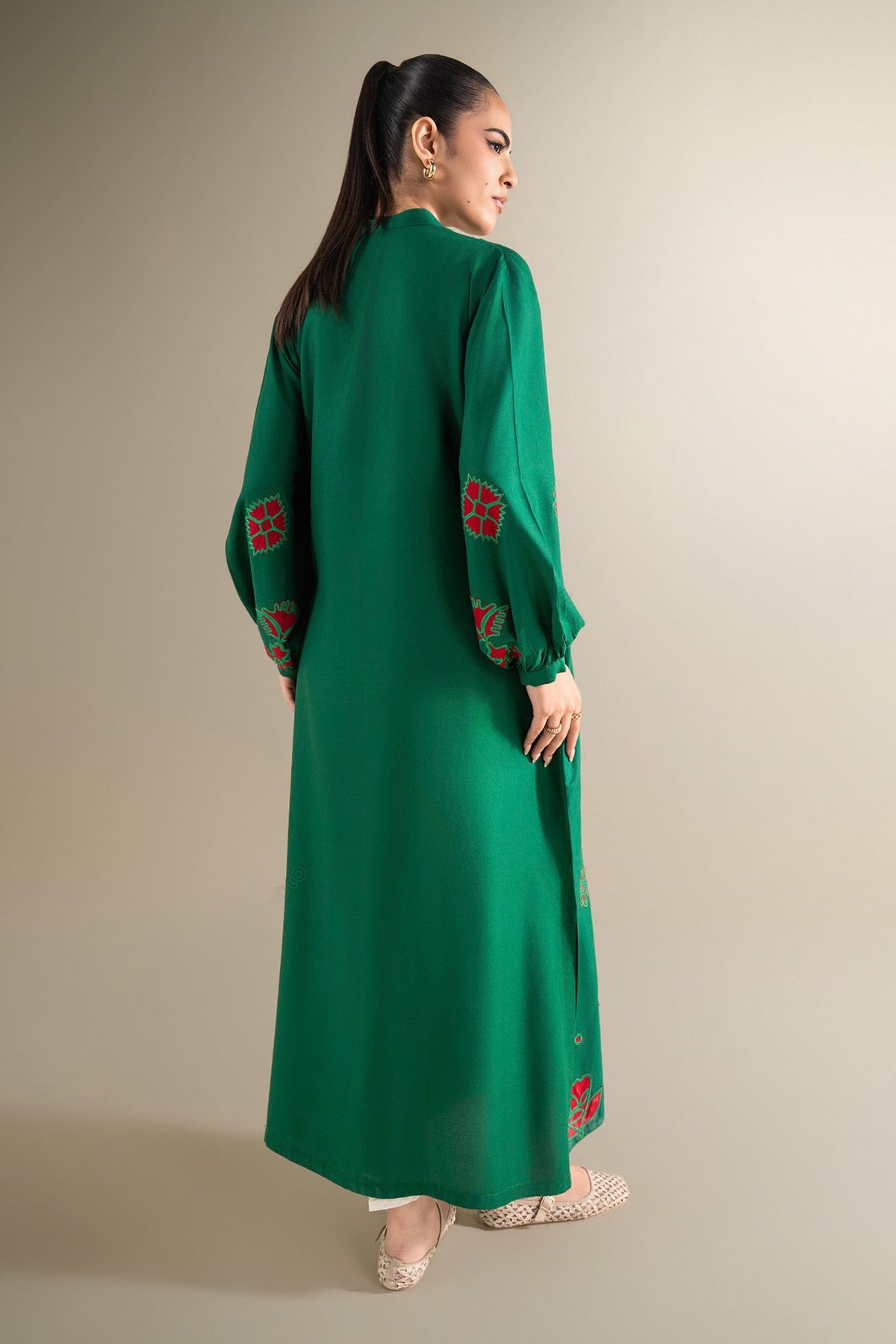 Embroidered Linen Shirt