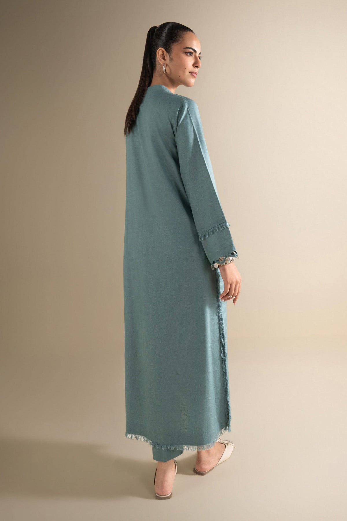2 Pc Dyed Karandi Suit