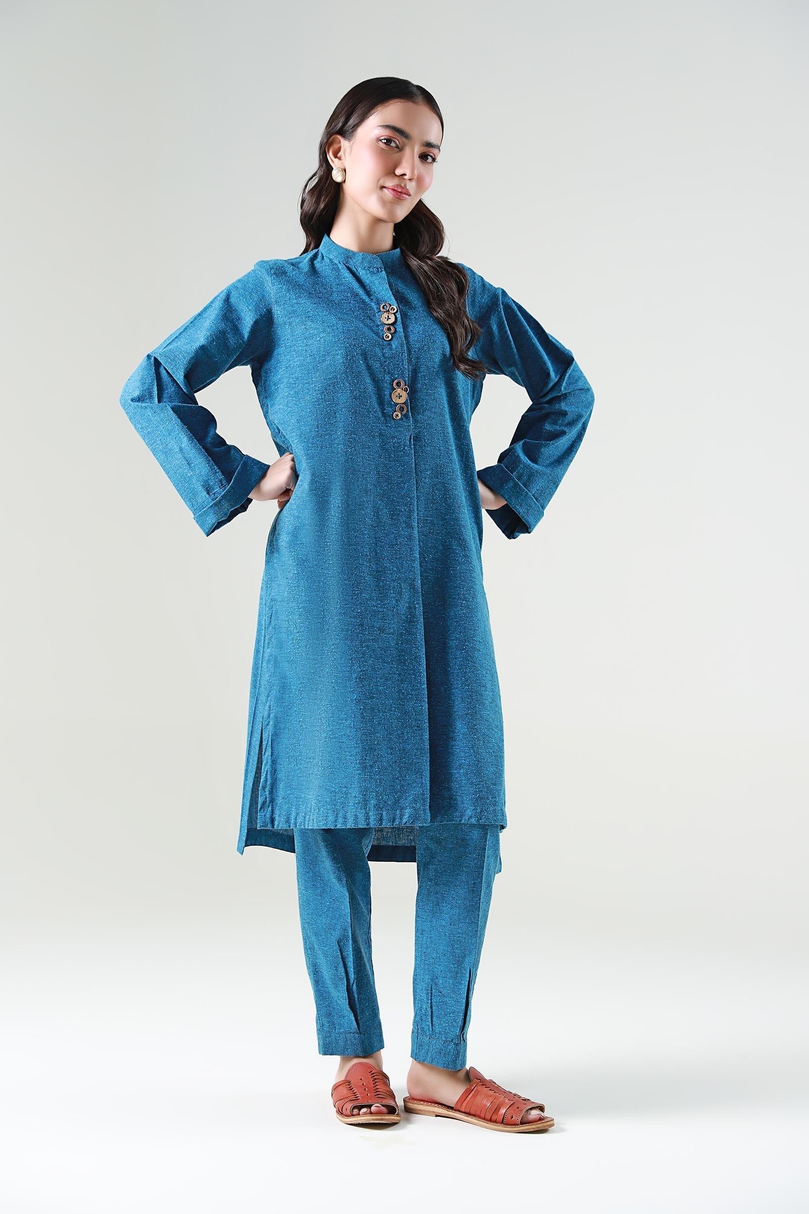 2 Pc Yarn Dyed Suit