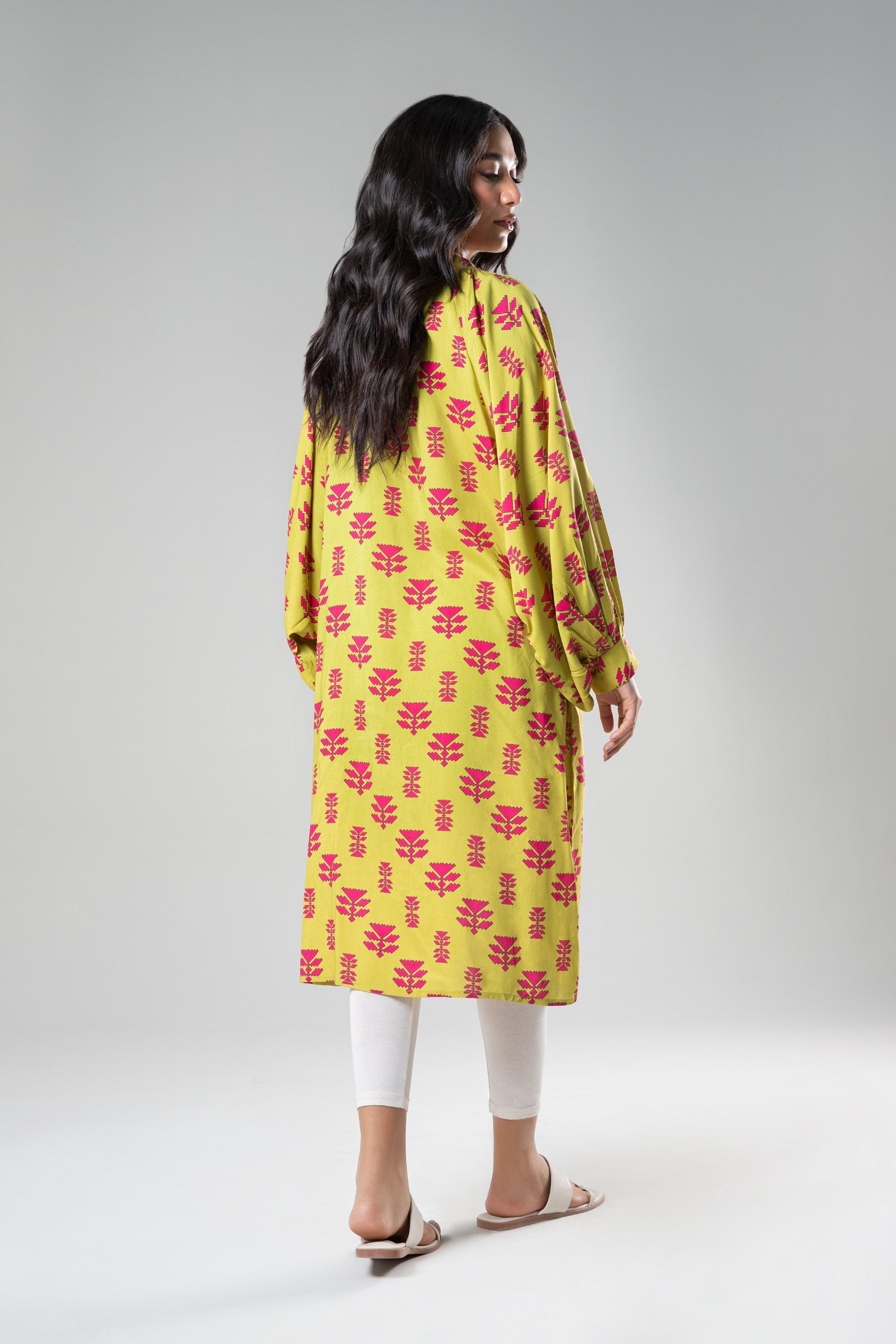Printed Linen Tunic